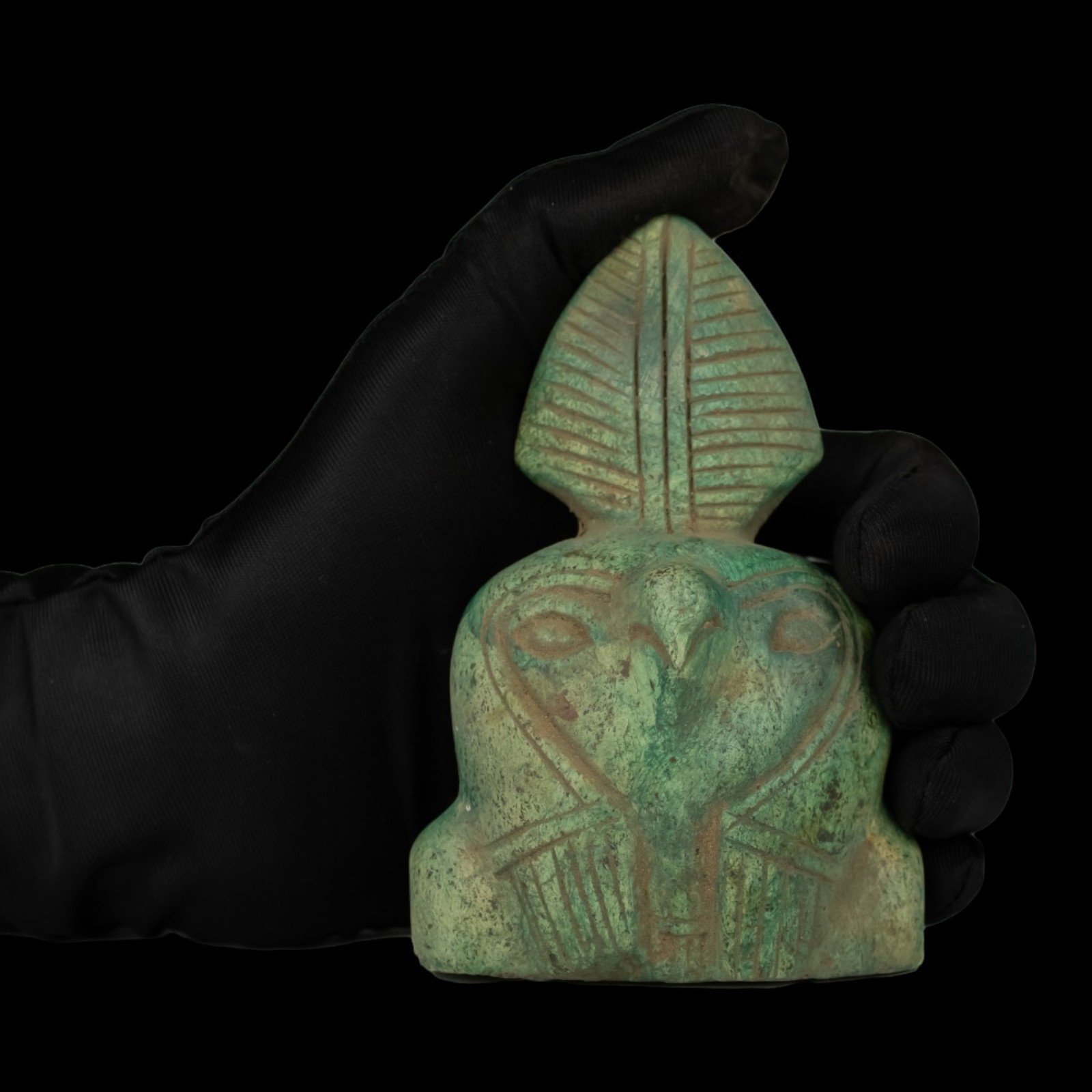 Ancient Egyptian Statue Antiques Rare Antique Pharaonic  God Horus Sky Unique BC