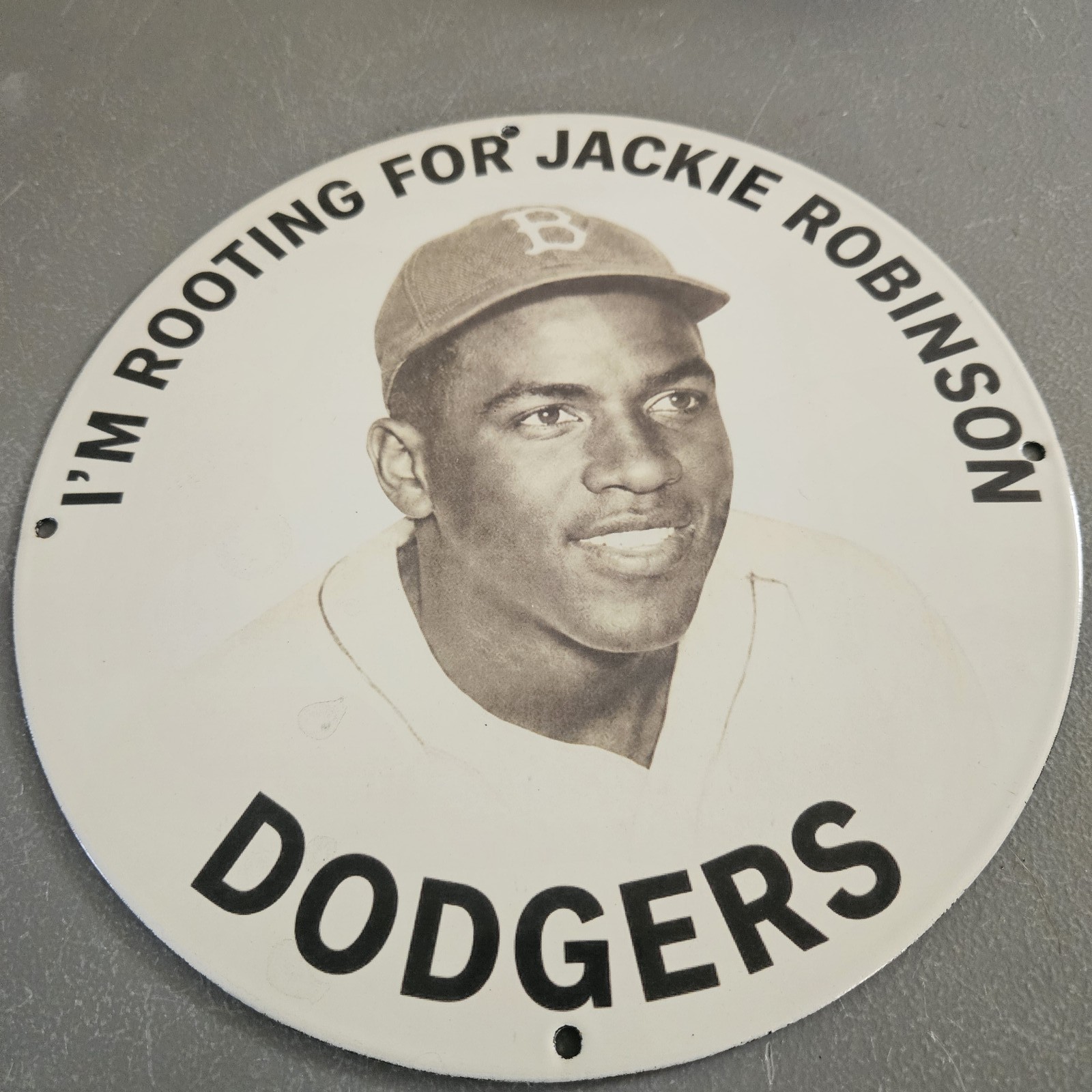 VINTAGE JACKIE ROBINSON BROOKLYN DODGERS 12\