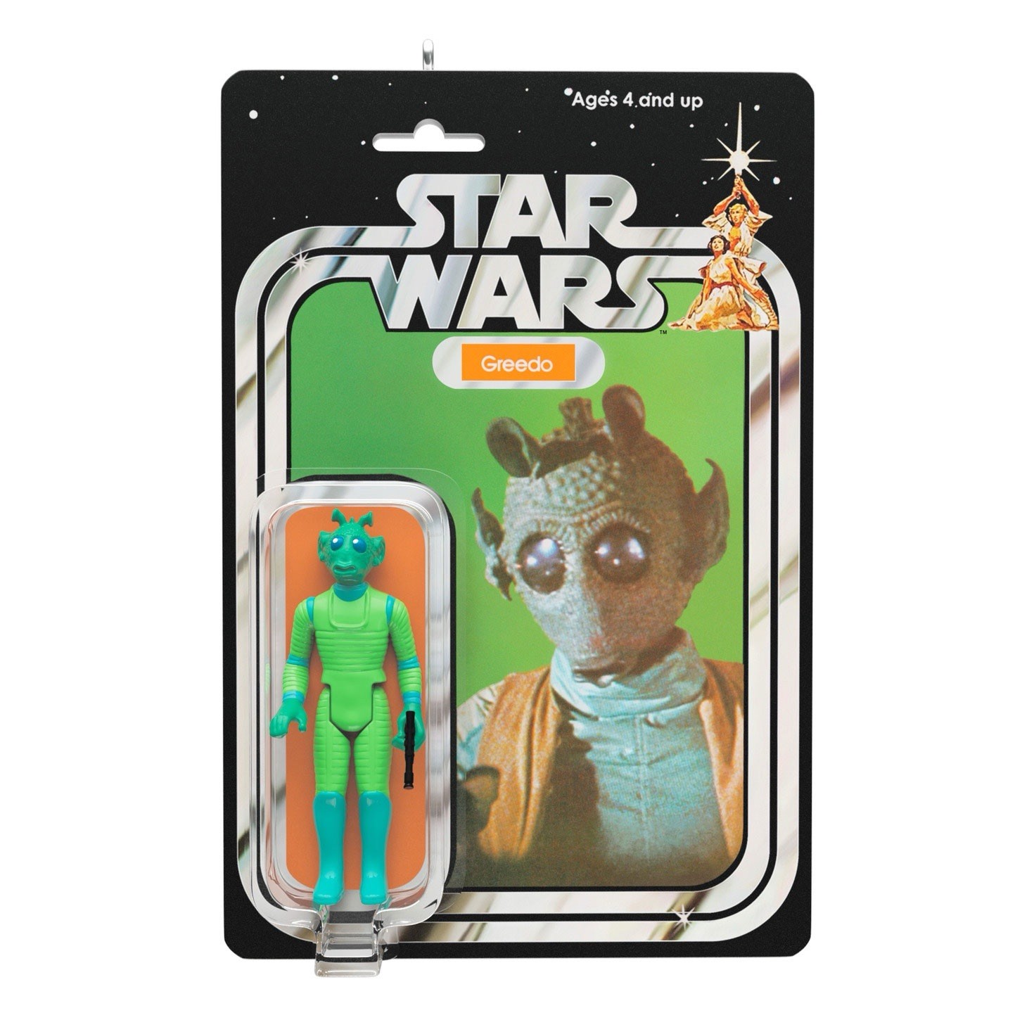 Hallmark Greedo Vintage Figure Star Wars Ornament 2026 NYC Hallmark Greedo Vintage Figure Star Wars Ornament 2026 NYC