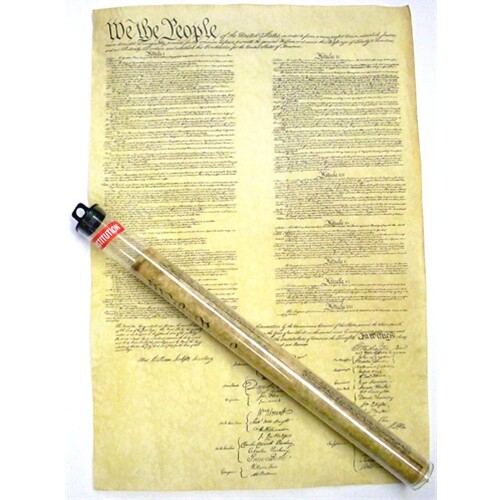 US CONSTITUTION FULL SIZE REPLICA ON ANTIQUED GENUINE PARCHMENT 23 X 29 NEW US CONSTITUTION FULL SIZE REPLICA ON ANTIQUED GENUINE PARCHMENT 23 X 29 NEW