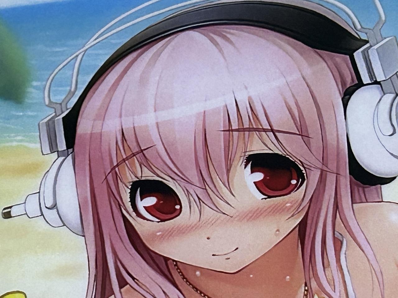 SoniAni Super Sonico Official Laminated Promo Poster P-3 +Tracking Number