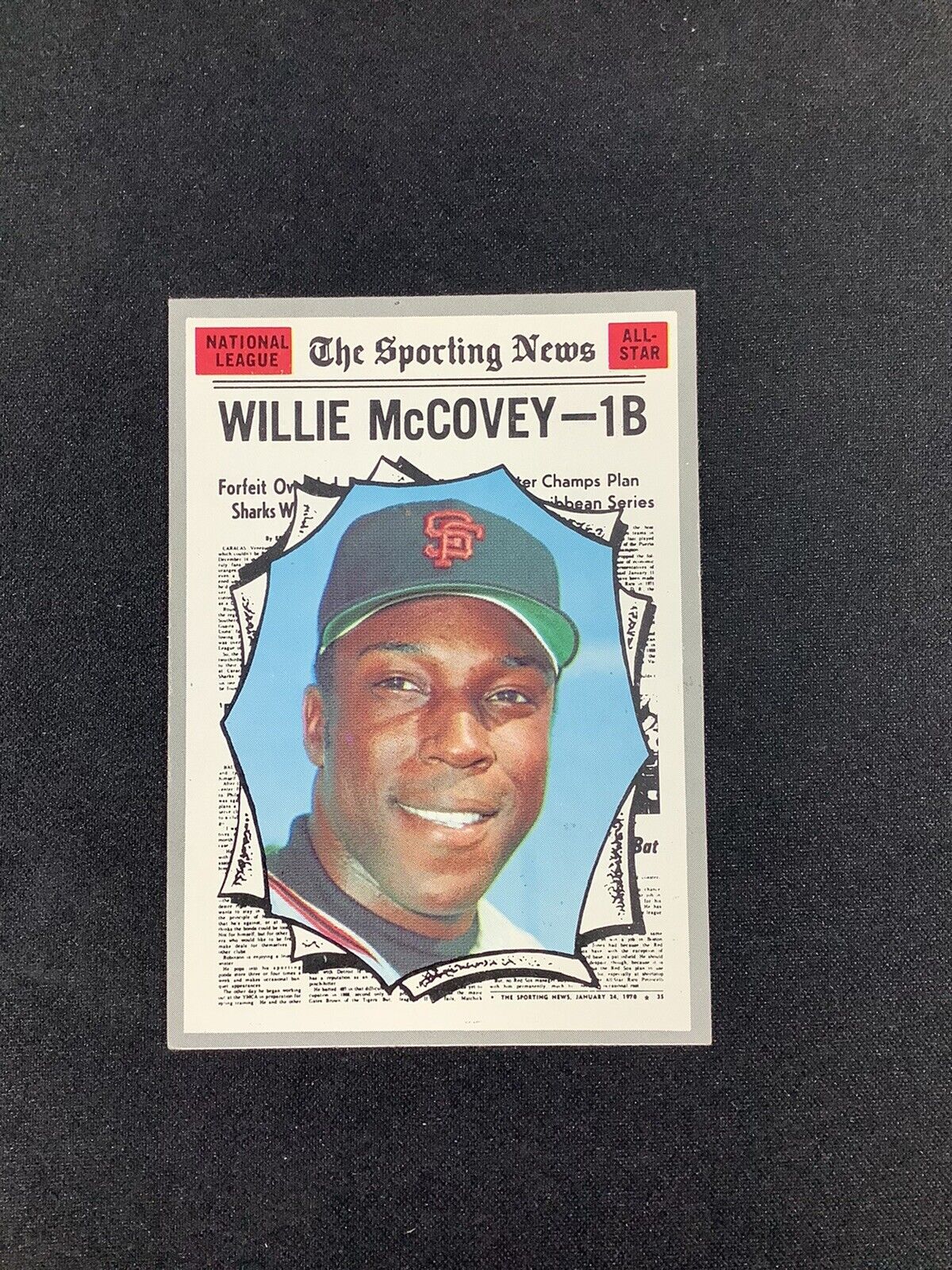 1970 Topps Willie McCovey #450 The Sporting News National League All Star Giants