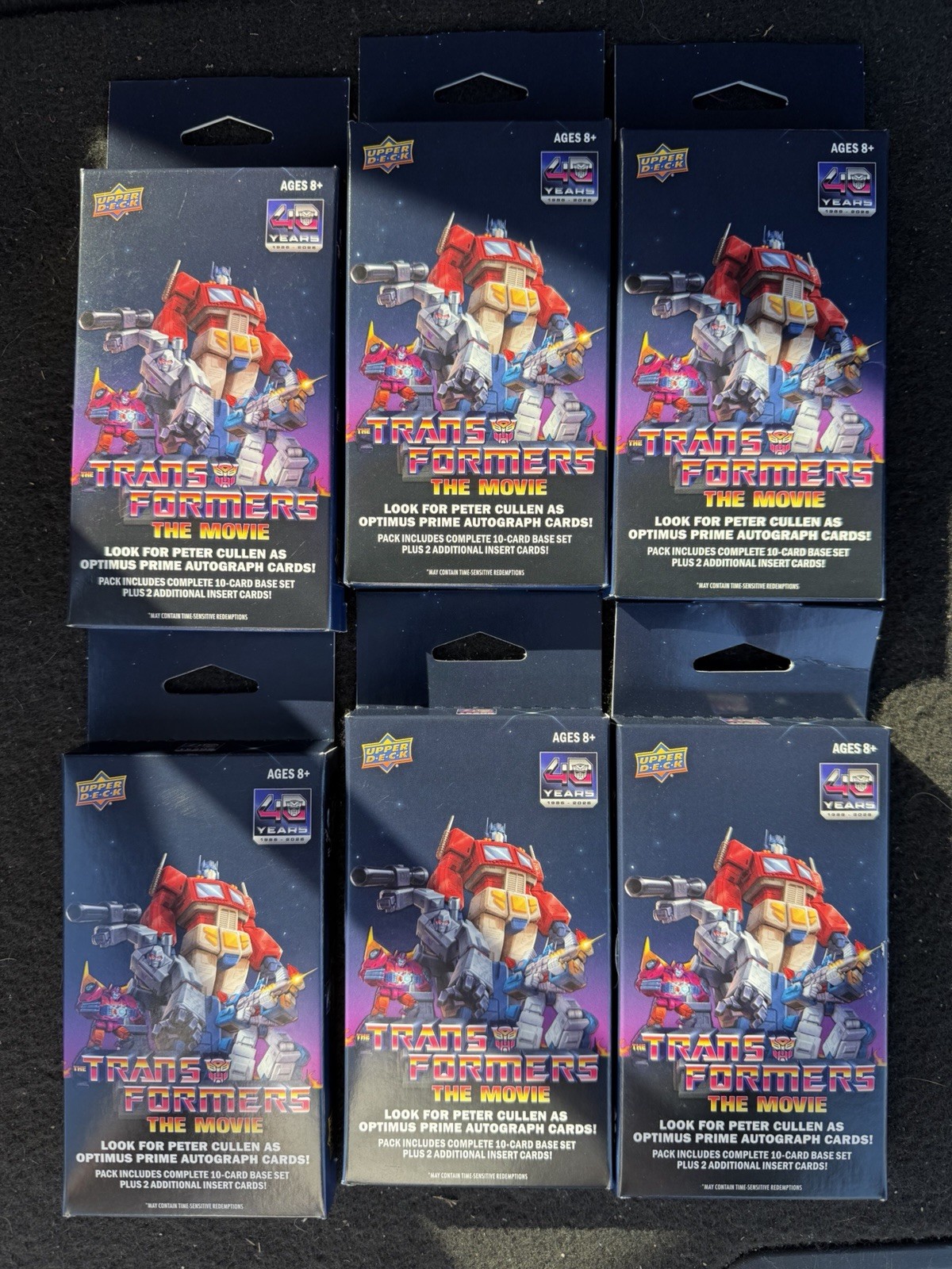 6x Upper Deck The Transformers Movie Box Pack. Factory Sealed Brand new 6x Upper Deck The Transformers Movie Box Pack. Factory Sealed Brand new