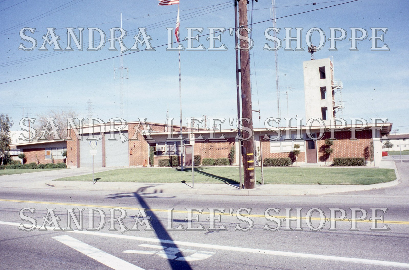 Fire Apparatus Slide 1995 City Of Vernon FD Station 1 Building #10705 Fire Apparatus Slide 1995 City Of Vernon FD Station 1 Building #10705