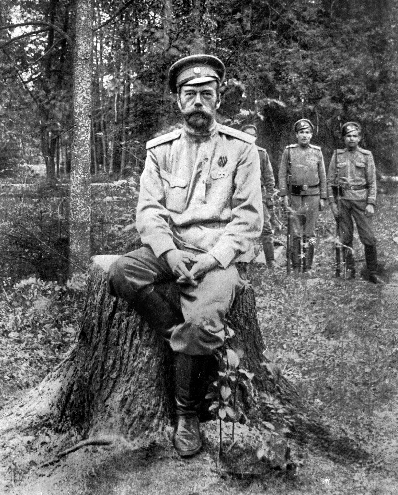 1917 Czar NICHOLAS II of Russia LAST KNOWN PHOTOGRAPH (228-Z)