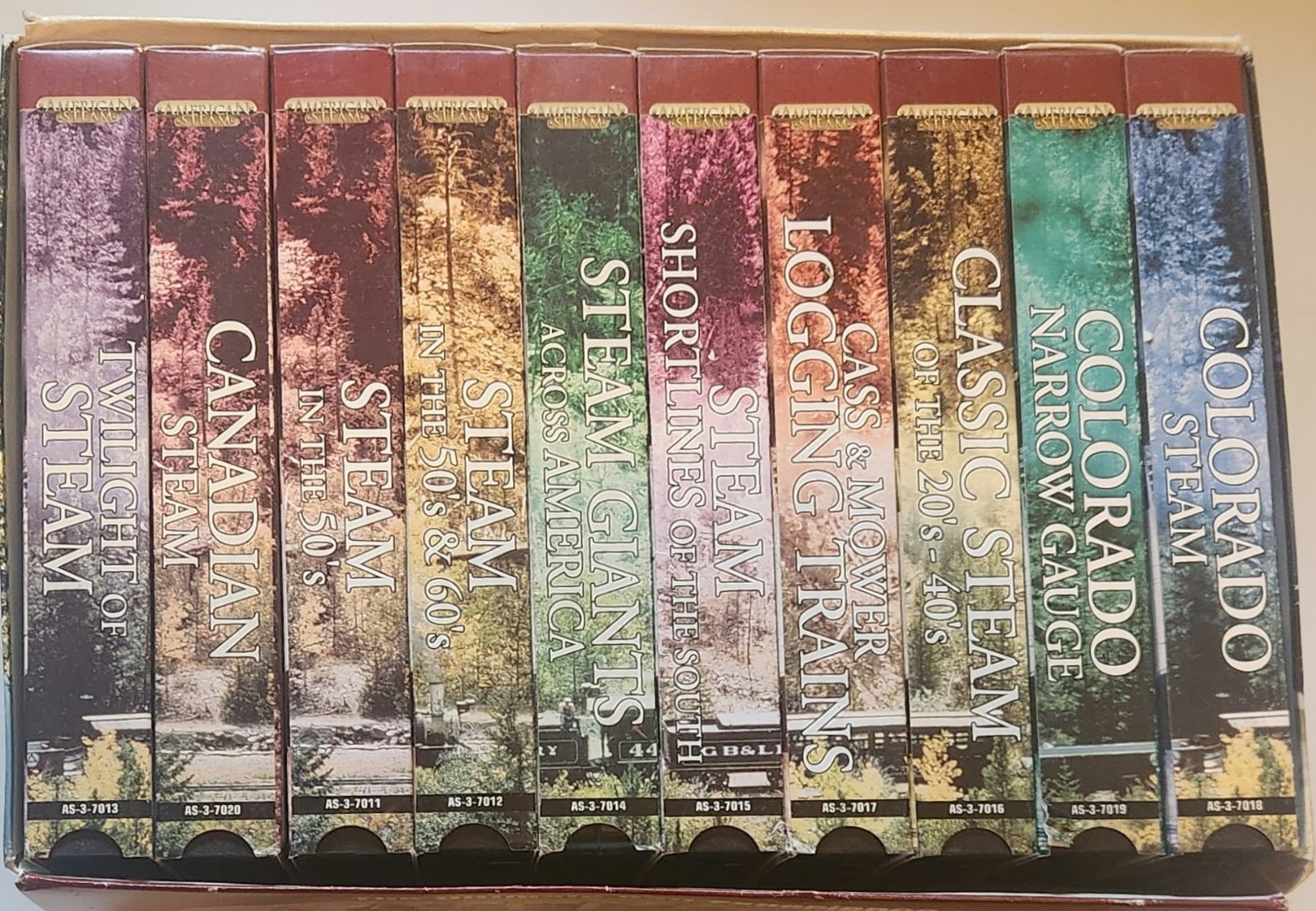 American Steam The Ultimate Rail Experience A Vanishing Era Trains (Set-10 VHS ) American Steam The Ultimate Rail Experience A Vanishing Era Trains (Set-10 VHS )