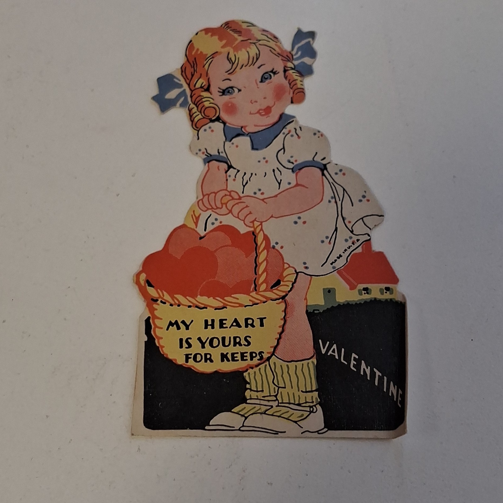 Vintage Valentine Card 1940s \ Vintage Valentine Card 1940s \