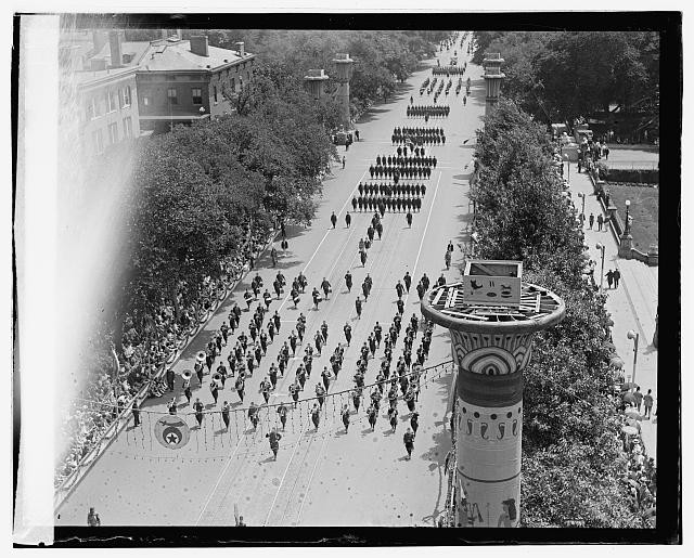 Photo:Shriners Parade Washington DC June 5 1923 Aerial View