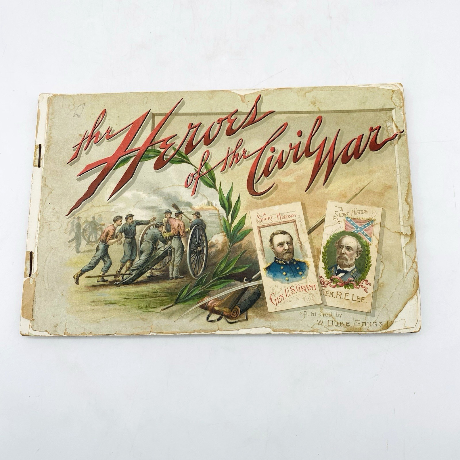 Heroes of the Civil War W. Duke & Sons Tobacco Paperback Album of Generals etc Heroes of the Civil War W. Duke & Sons Tobacco Paperback Album of Generals etc