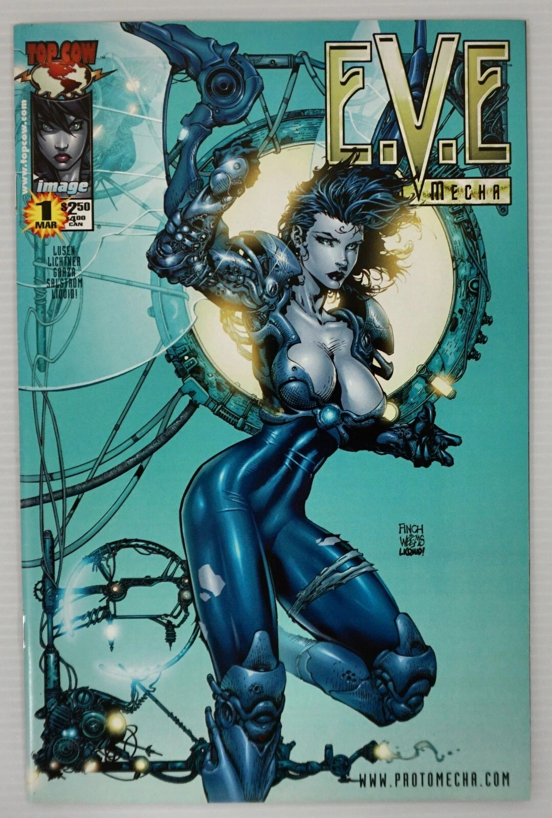 Top Cow Image Comics E.V.E. Proto Mecha Issue #1 March 2000