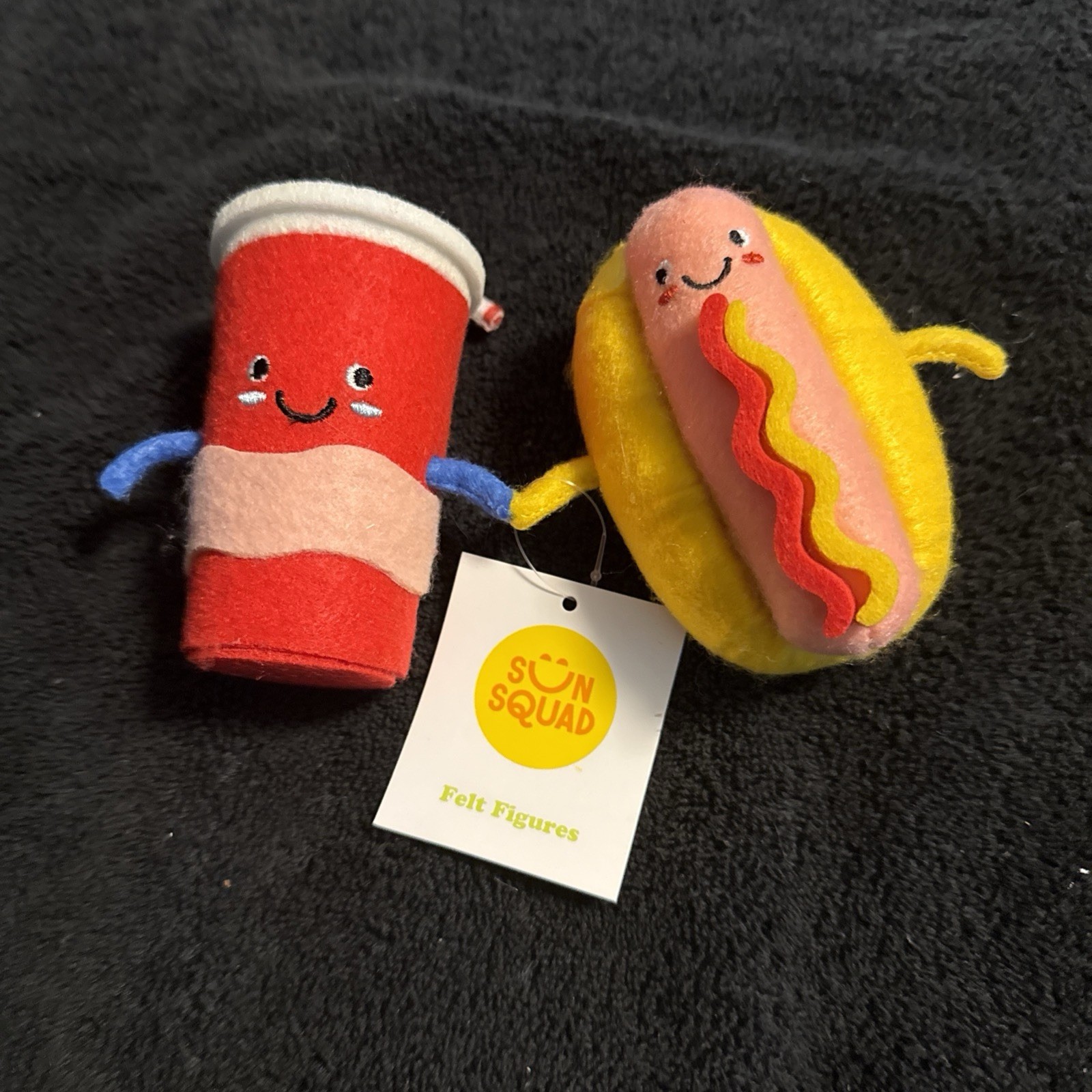Sun Squad Target HOT DOG & SODA Felt Duo NEW Summer 2025 Sun Squad Target HOT DOG & SODA Felt Duo NEW Summer 2025