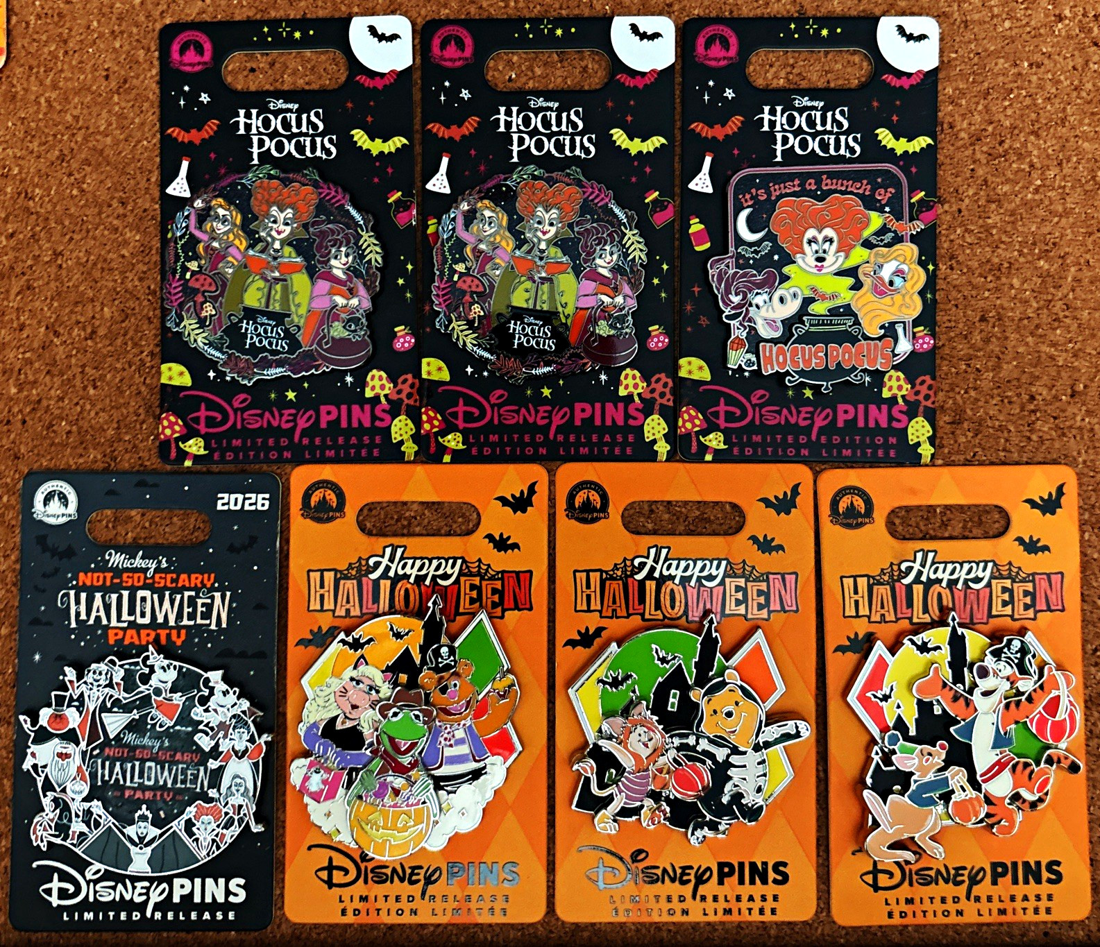 Lot of 53 Disney Halloween & Food/Wine LE/LR pins w/ Lanyards etc Lot of 53 Disney Halloween & Food/Wine LE/LR pins w/ Lanyards etc