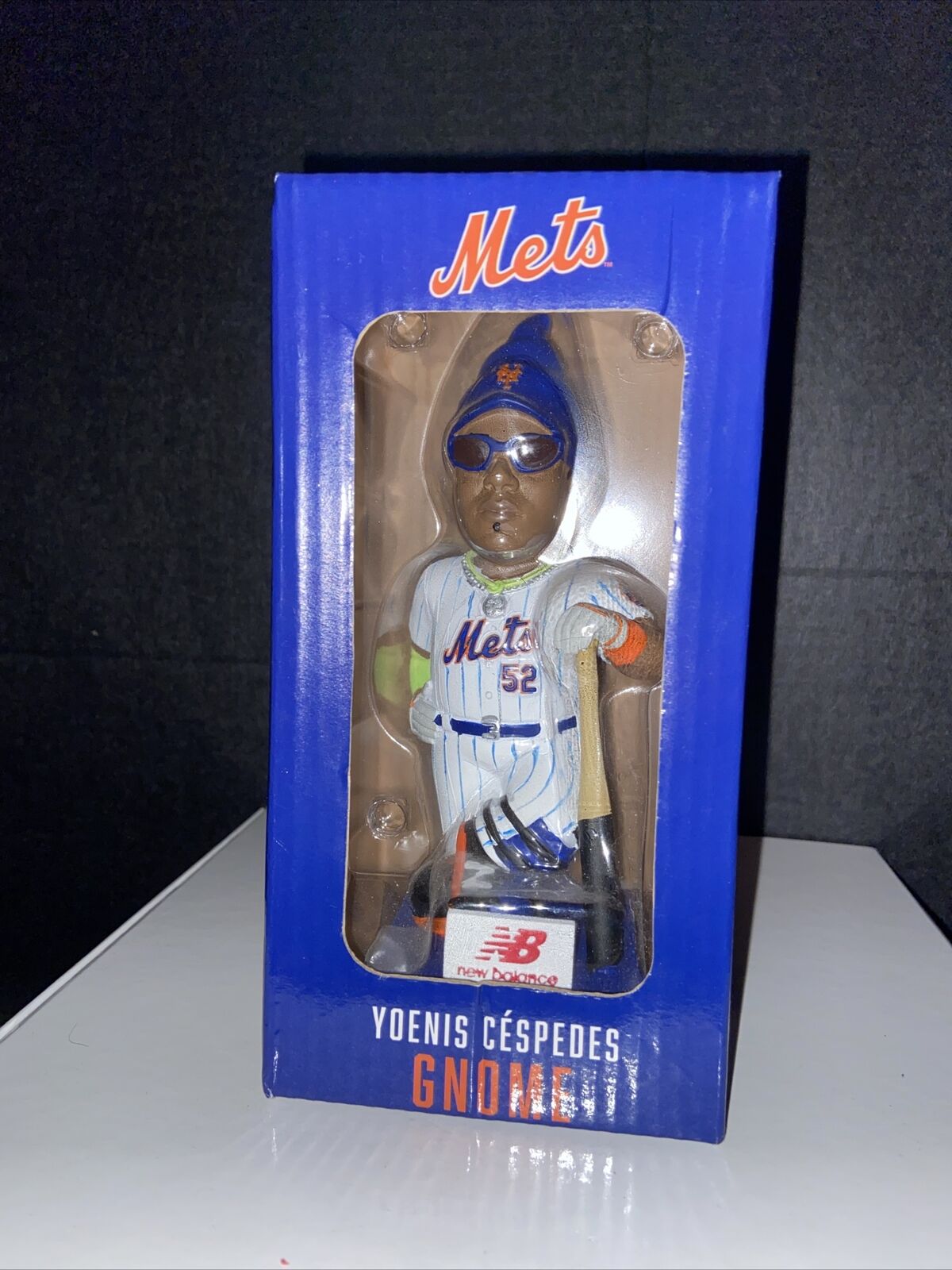 NY Mets Yoenis Cespedes Bobble Head Gnome New In Box