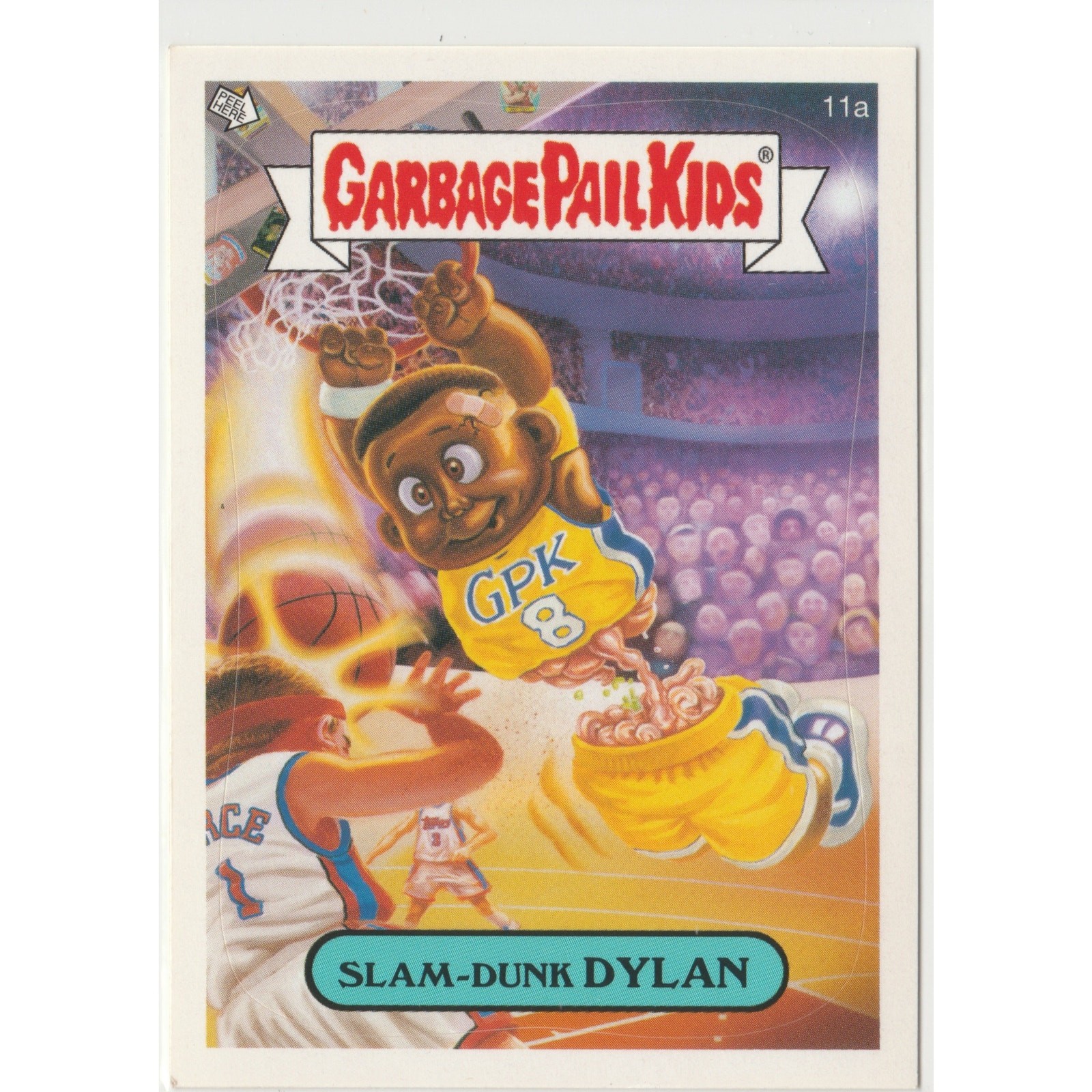 Kobe Bryant Slam-Dunk Dylan #11a Garbage Pail Kids GPK Los Angeles Lakers 2006 Kobe Bryant Slam-Dunk Dylan #11a Garbage Pail Kids GPK Los Angeles Lakers 2006