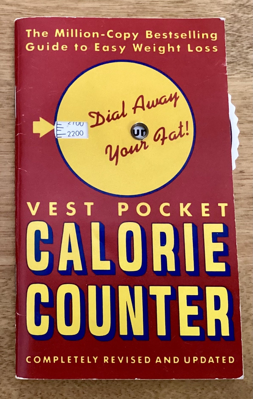 VTG 1990 Doubleday Vest Pocket Calorie Counter, Dial Feature, Paperback, 3”-5”