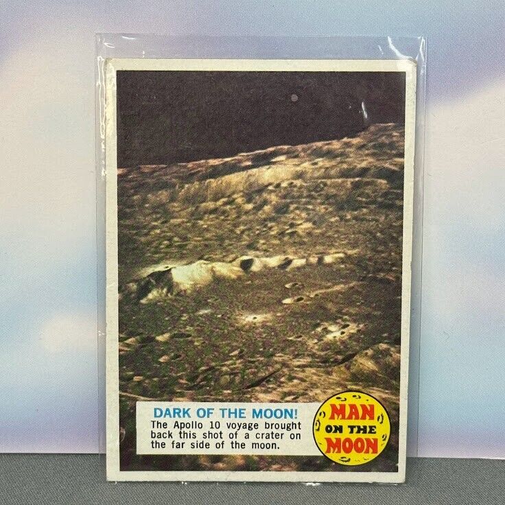 1969-70 Topps Man On The Moon Card # 34 Dark of the Moon