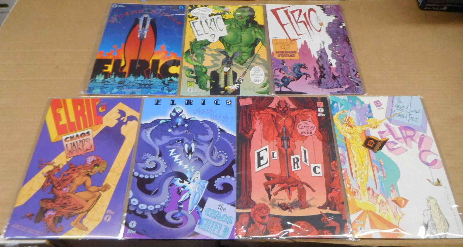 Elric #1-7 Stormbringer Dark Horse Topps Comics 1997 Complete Set Run Lot Elric #1-7 Stormbringer Dark Horse Topps Comics 1997 Complete Set Run Lot