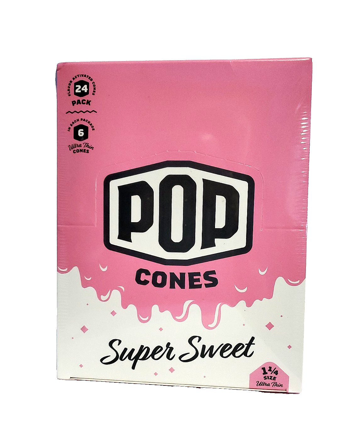 POP Cones Super Sweet 1-1/4 Size 24 Packs Of 6 Ultra Thin POP Cones Super Sweet 1-1/4 Size 24 Packs Of 6 Ultra Thin