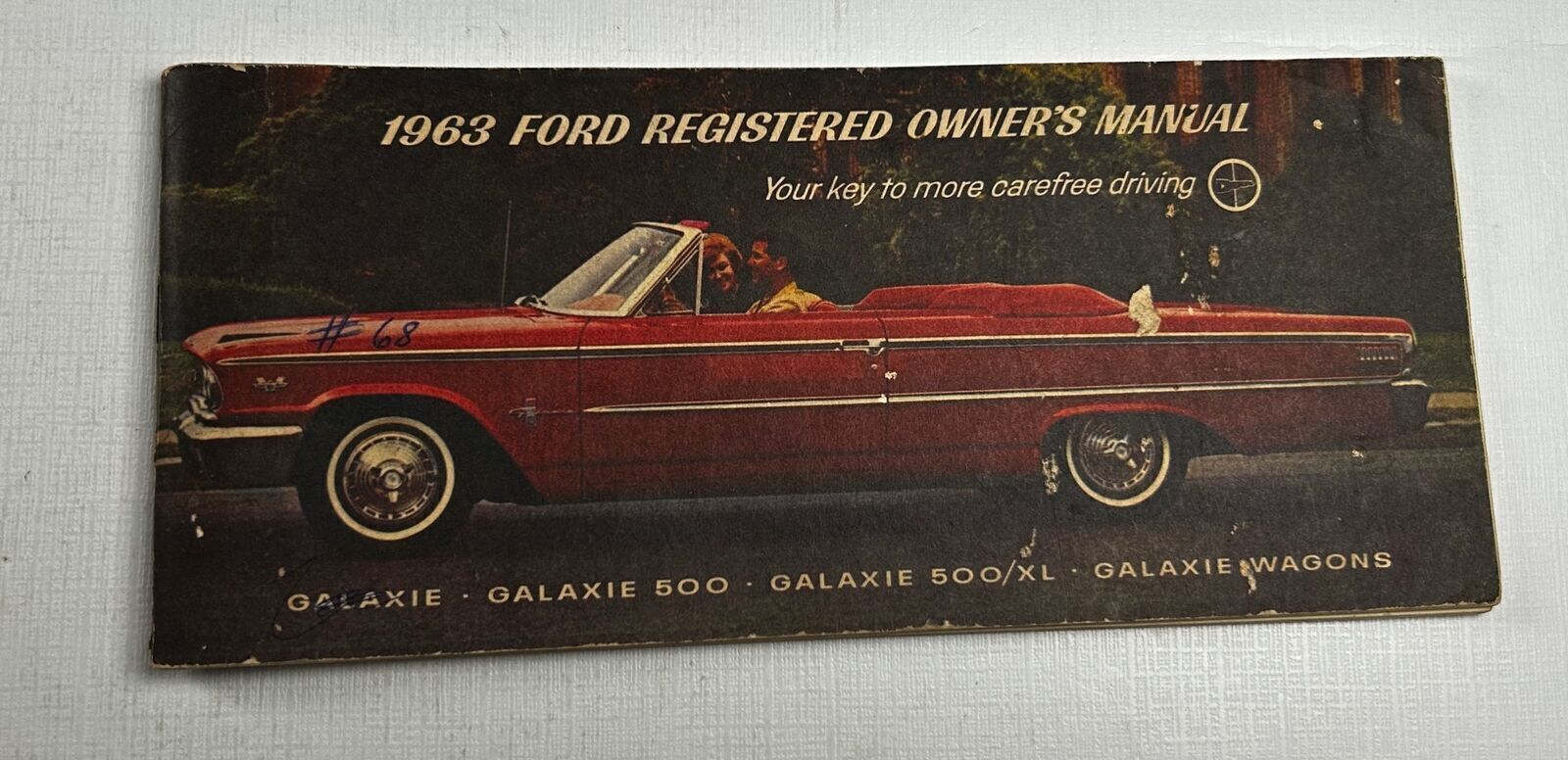 1963 Ford Registered Owner\'s Manual 