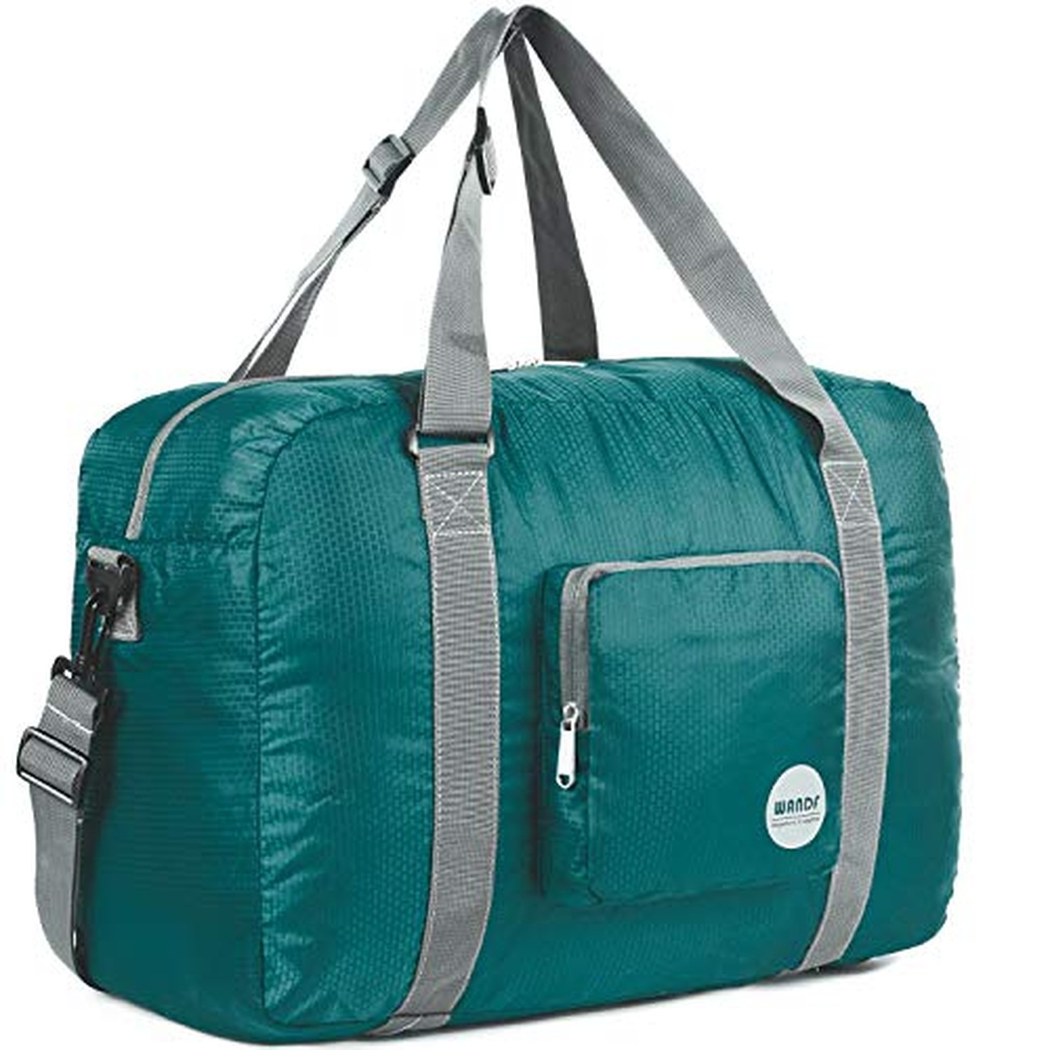 WANDF Foldable Personal Item Travel Bag, Carry on Duffle Bag Dark Green 40L WANDF Foldable Personal Item Travel Bag, Carry on Duffle Bag Dark Green 40L