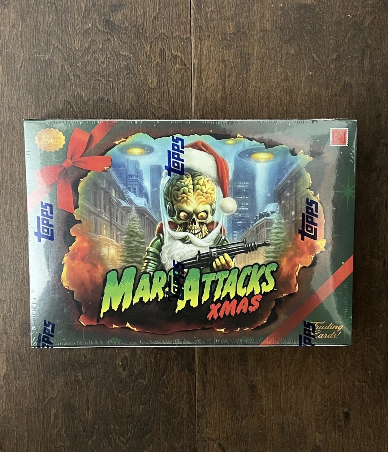 2026 Topps Mars Attacks Christmas Hobby Box NEW Factory Sealed In Hand 2026 Topps Mars Attacks Christmas Hobby Box NEW Factory Sealed In Hand