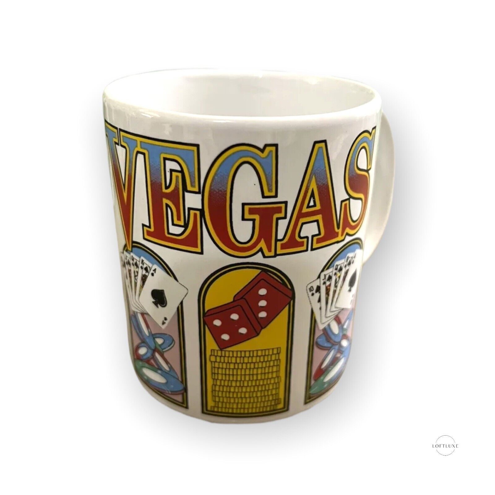 Vintage 1990s Las Vegas Mug 