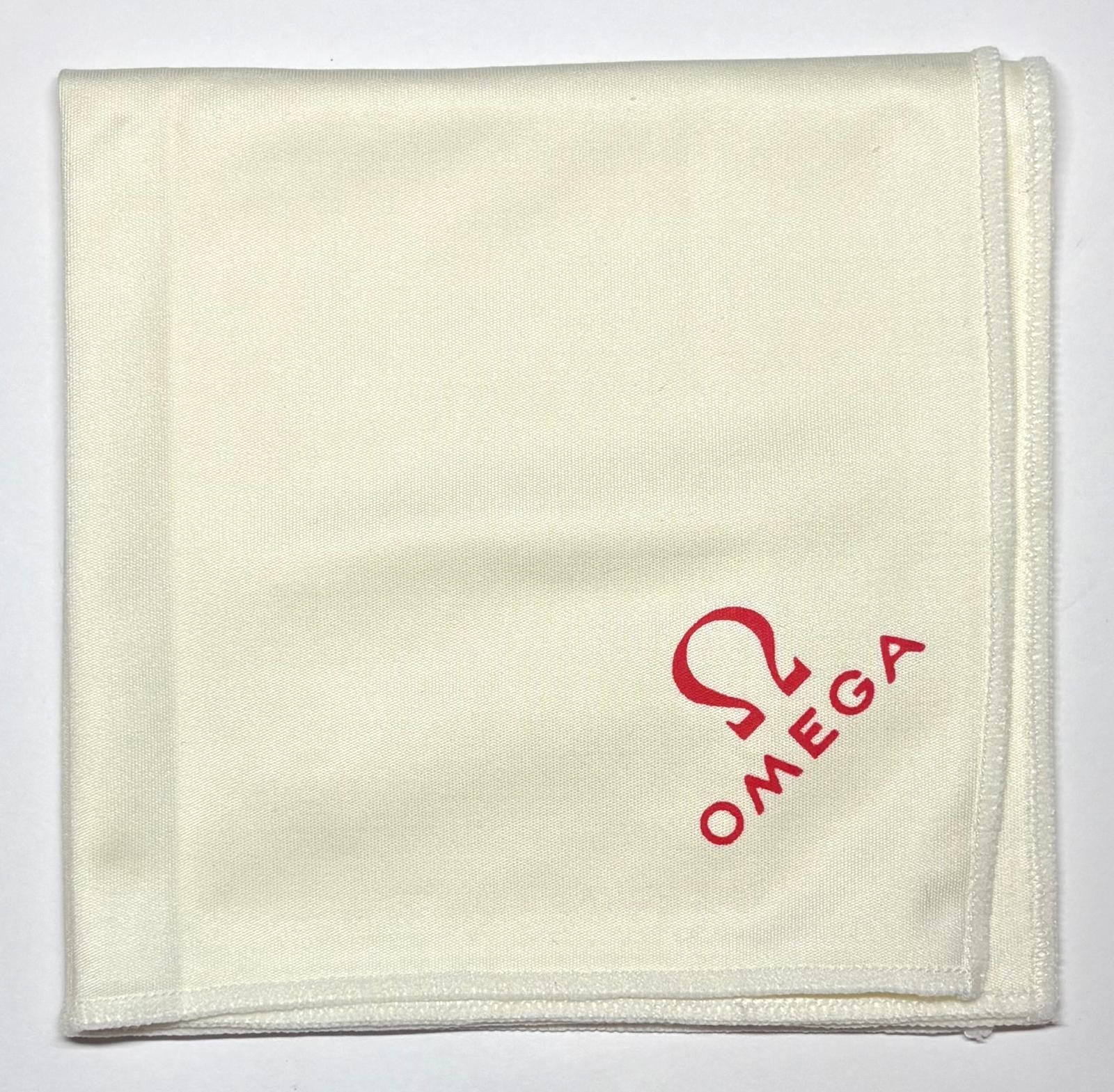 Omega Vintage Beige Watch Polishing Cloth Original Unused OEM Authentic Omega Vintage Beige Watch Polishing Cloth Original Unused OEM Authentic