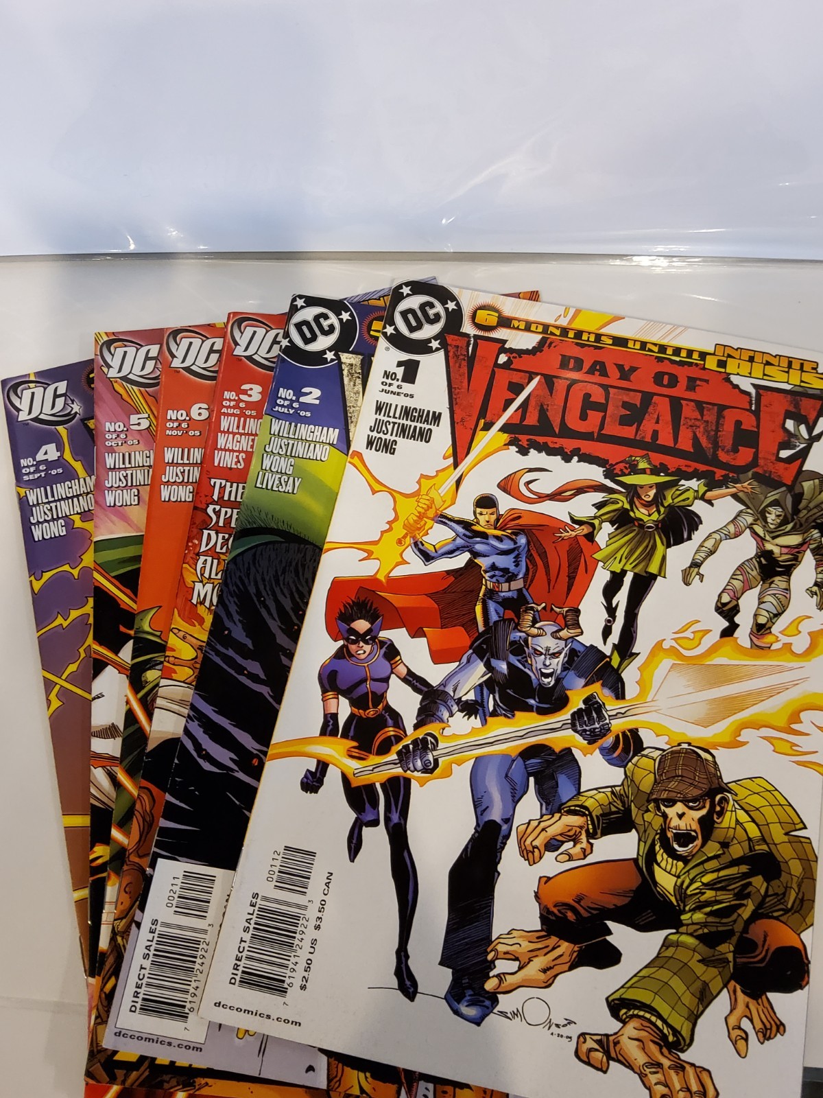 DC COMICS DAY OF VENGEANCE #1-6 2005 COMPLETE SERIES LOT DC COMICS DAY OF VENGEANCE #1-6 2005 COMPLETE SERIES LOT