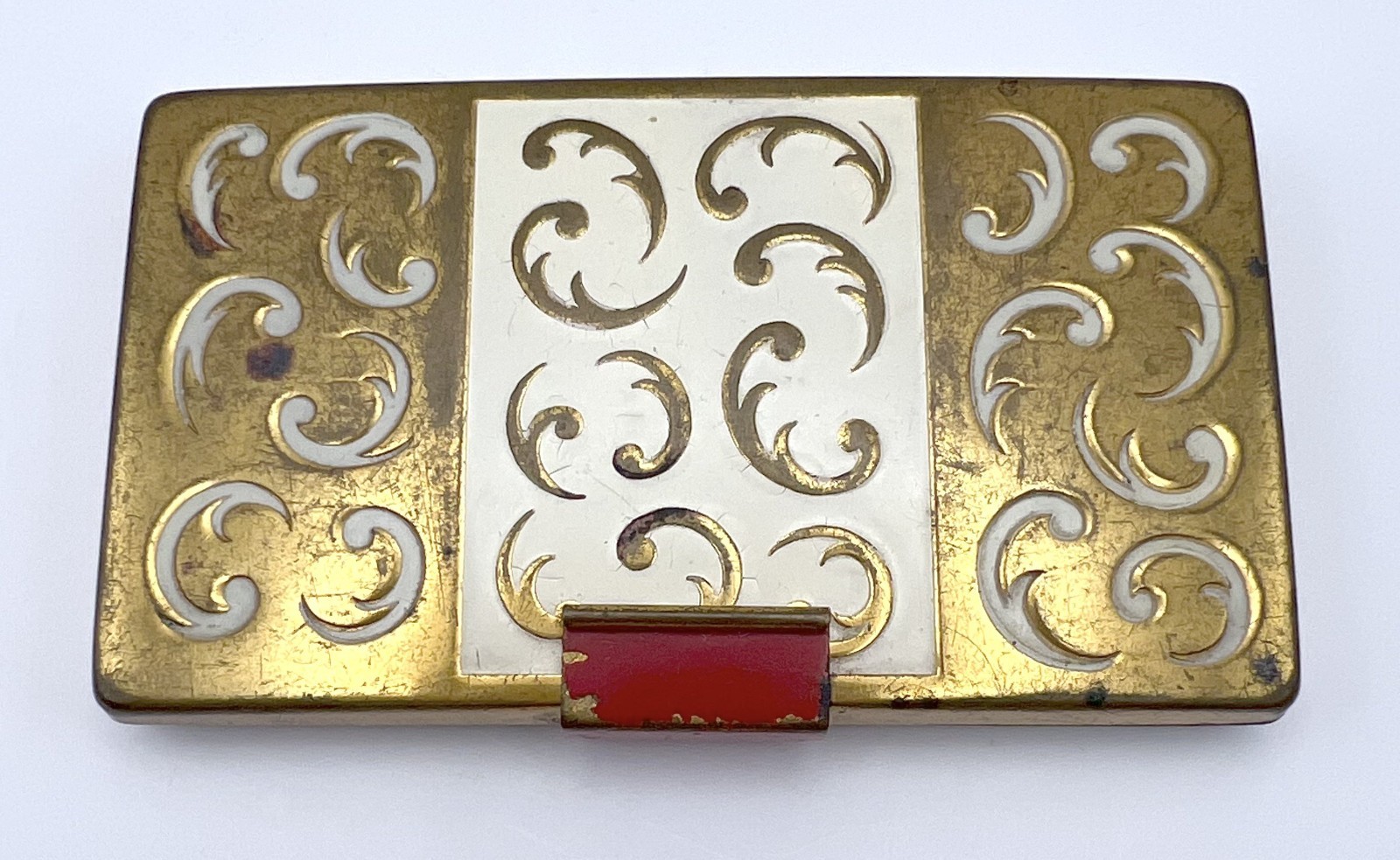 Vintage Yardley Bond Street Compact Cream Gold Tone Metal Rouge Face Powder Vintage Yardley Bond Street Compact Cream Gold Tone Metal Rouge Face Powder