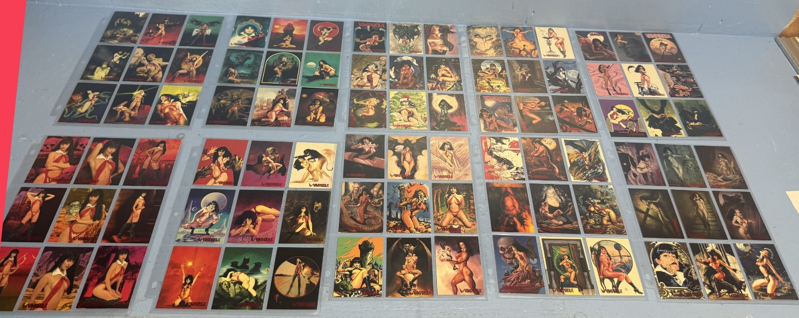 1995 Topps Vampirella Gallery & Visions Trading Cards 92 Cards Complete Puzzle 1995 Topps Vampirella Gallery & Visions Trading Cards 92 Cards Complete Puzzle