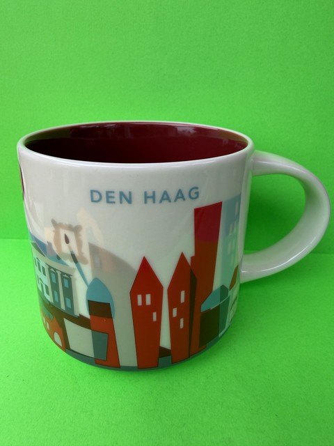 Starbucks Den Haag You Are Here Collection 14oz Mug NEW IN BOX Netherlands