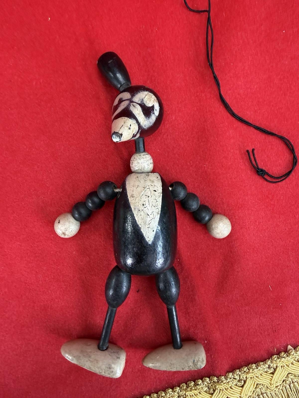 Vintage Krazy Katz Wooden Doll 1930s Missing Ear Vintage Krazy Katz Wooden Doll 1930s Missing Ear