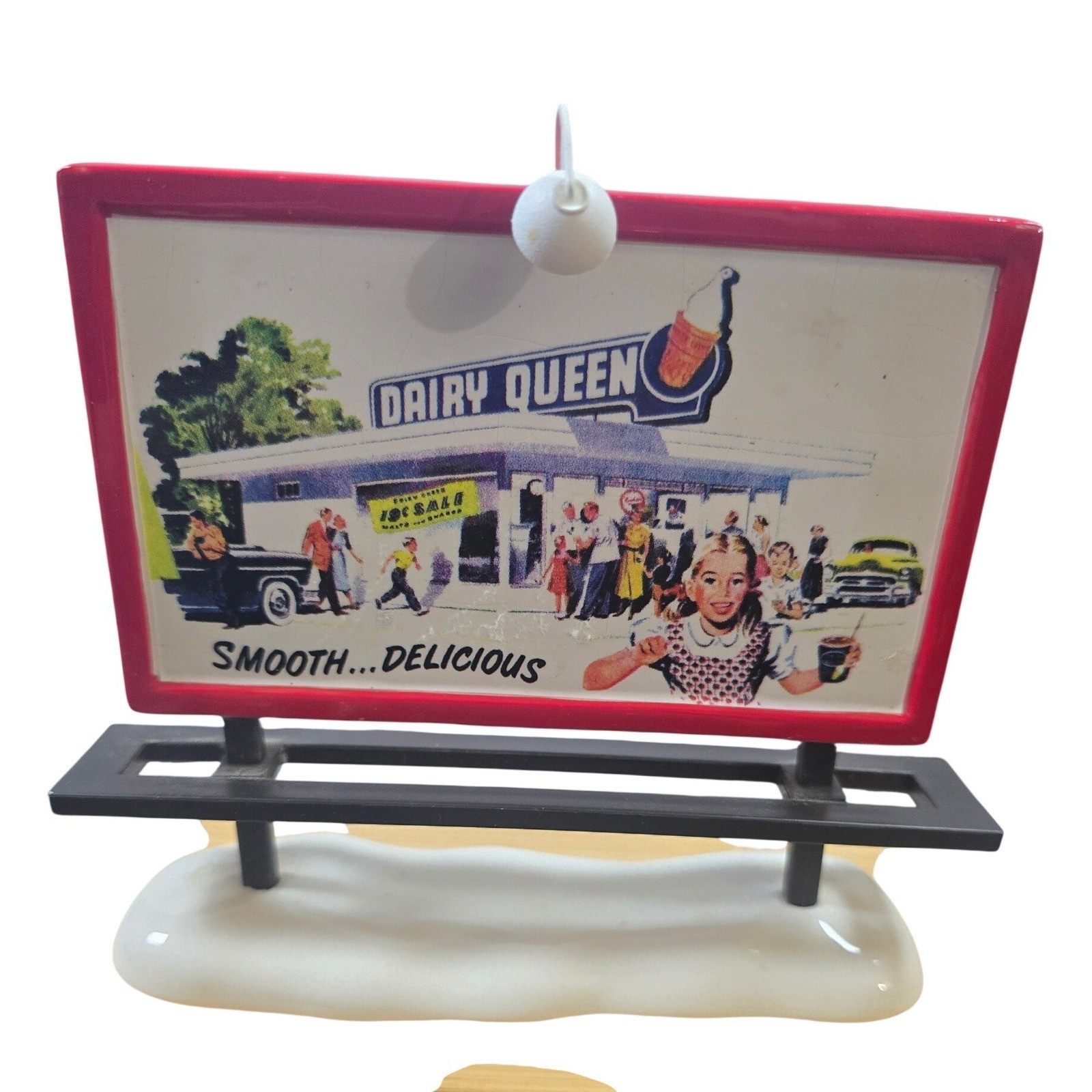 Department 56 Snow Village Dairy Queen Billboard 2015 Christmas Accessory Department 56 Snow Village Dairy Queen Billboard 2015 Christmas Accessory