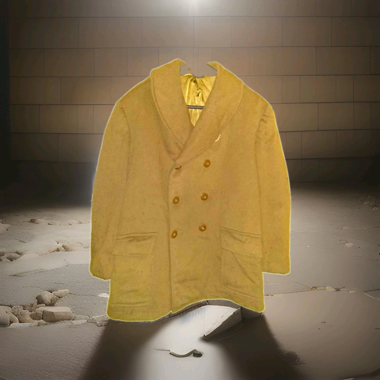   📌1940's original World War II-era U.S.🫡Army Officer's Regulation Overcoat 🧥
