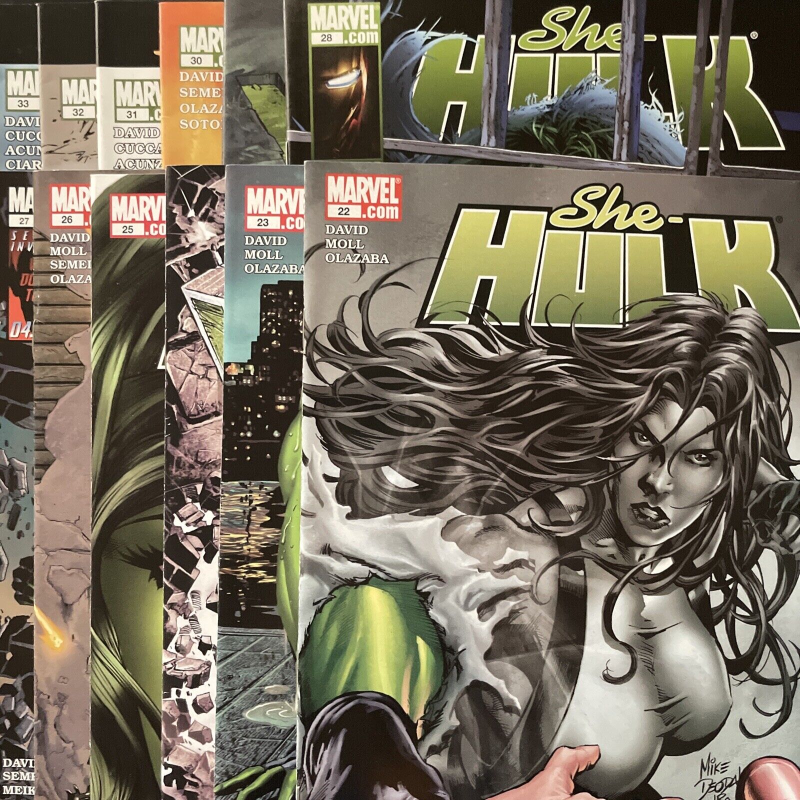 She Hulk #22 23 24 25 26 27 28 29 30 31 32 & 33 (Marvel) Lot Of 12 Comics