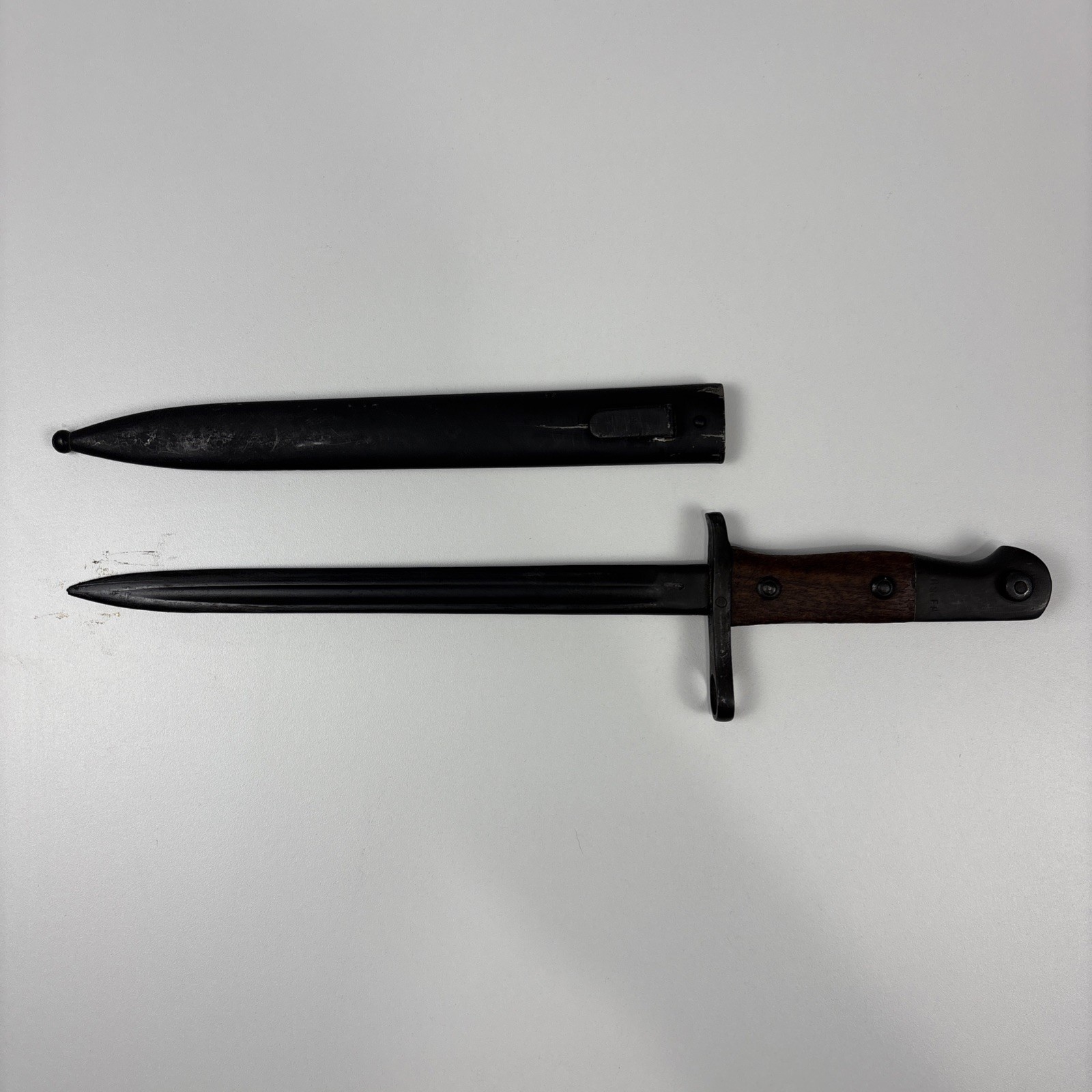 Turkish Mauser Bayonet w/ Scabbard Ottoman Military Bayonet Antique post WW2