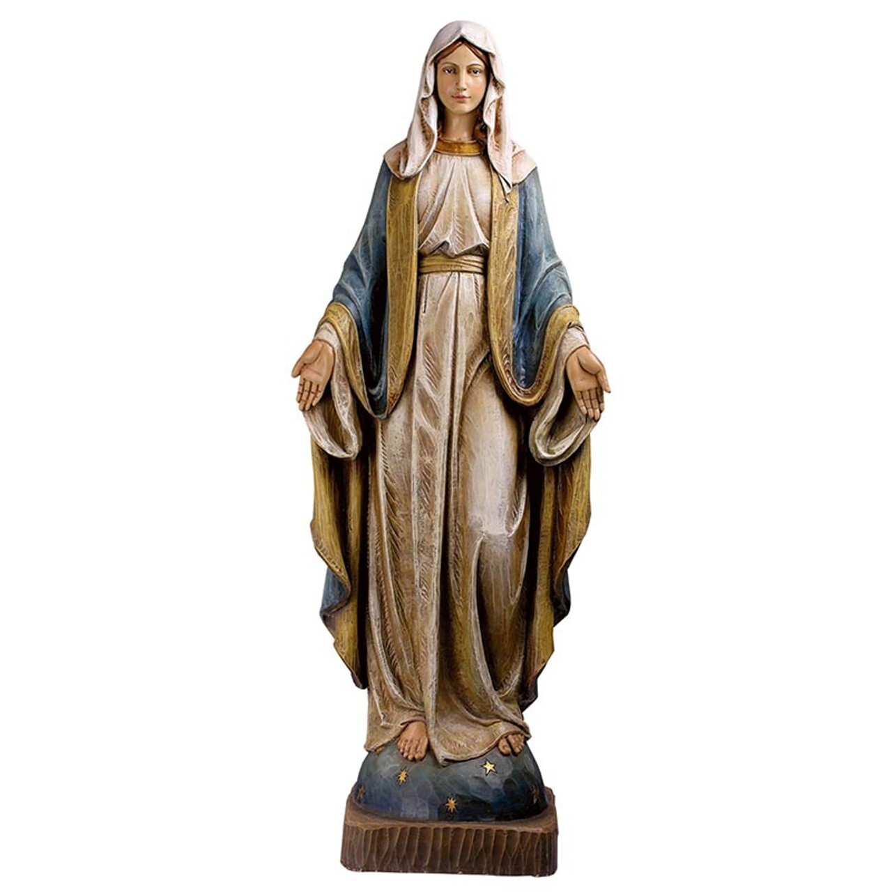 Our Lady of Grace Statue 48\'\' H, Large Our Lady of Grace Catholic Church Statues