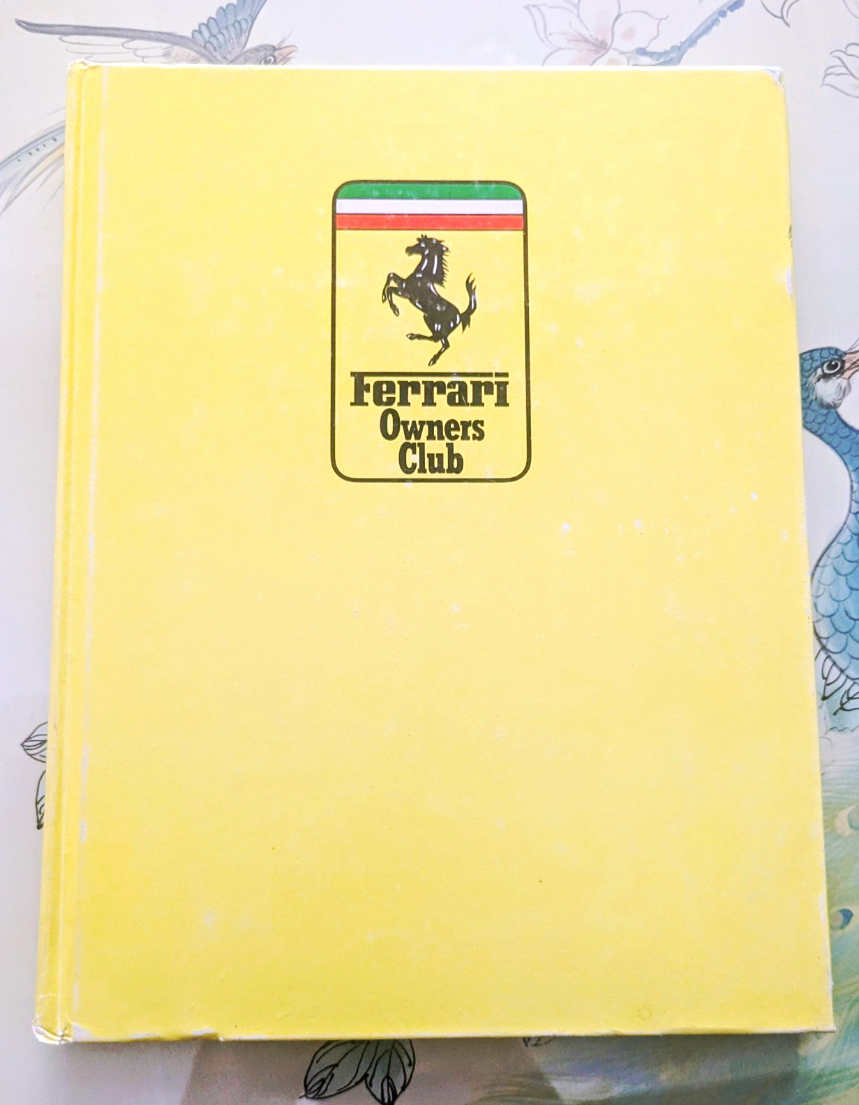 Ferrari Ca. Owners Club 1991 Yearbook Yellow Cover Ferrari Automobiles Original Ferrari Ca. Owners Club 1991 Yearbook Yellow Cover Ferrari Automobiles Original