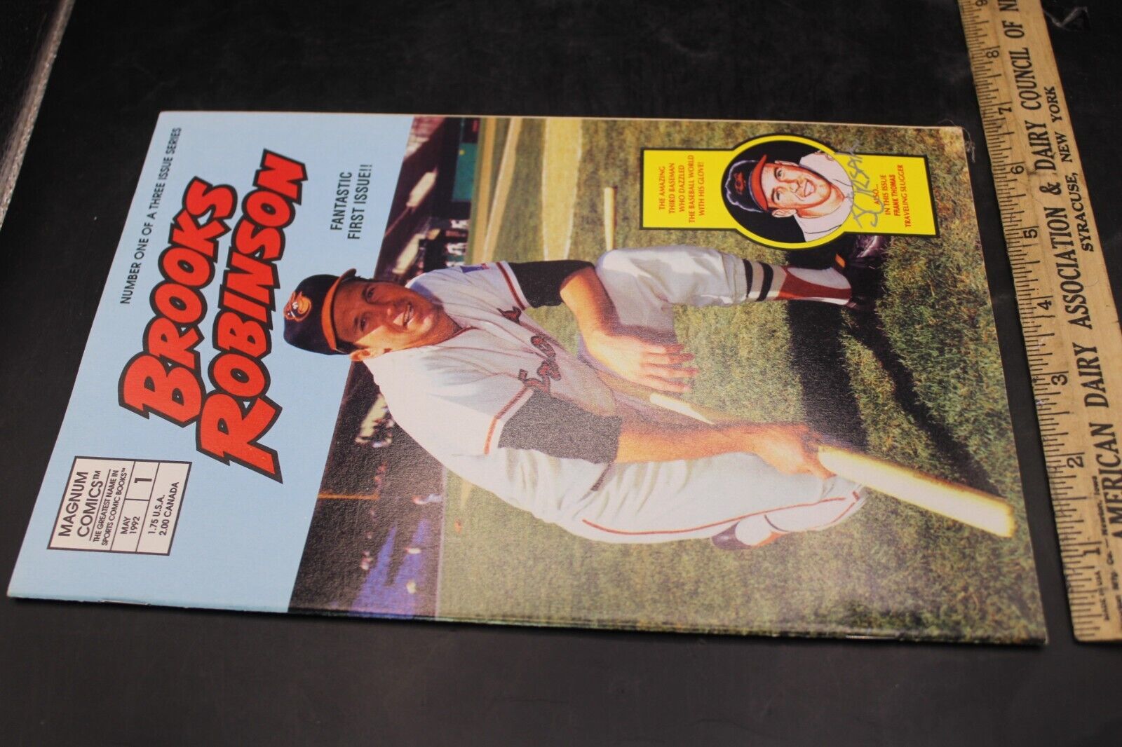 Magnum Comics BROOKS ROBINSON Baltimore Orioles #1 1992 Signed Joe Orsak F9A