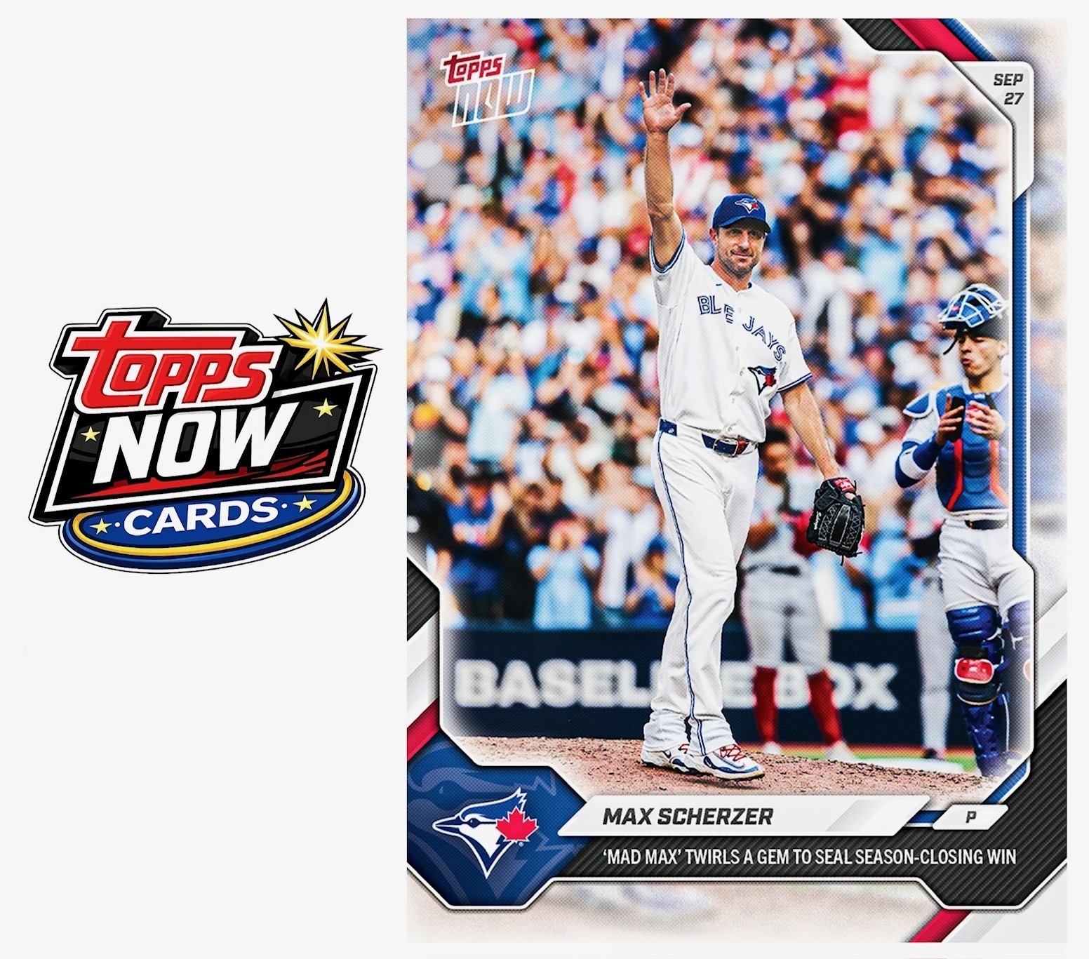2026 Topps Now MLB #733 Max Scherzer Toronto Blue Jays - PRESALE 2026 Topps Now MLB #733 Max Scherzer Toronto Blue Jays - PRESALE