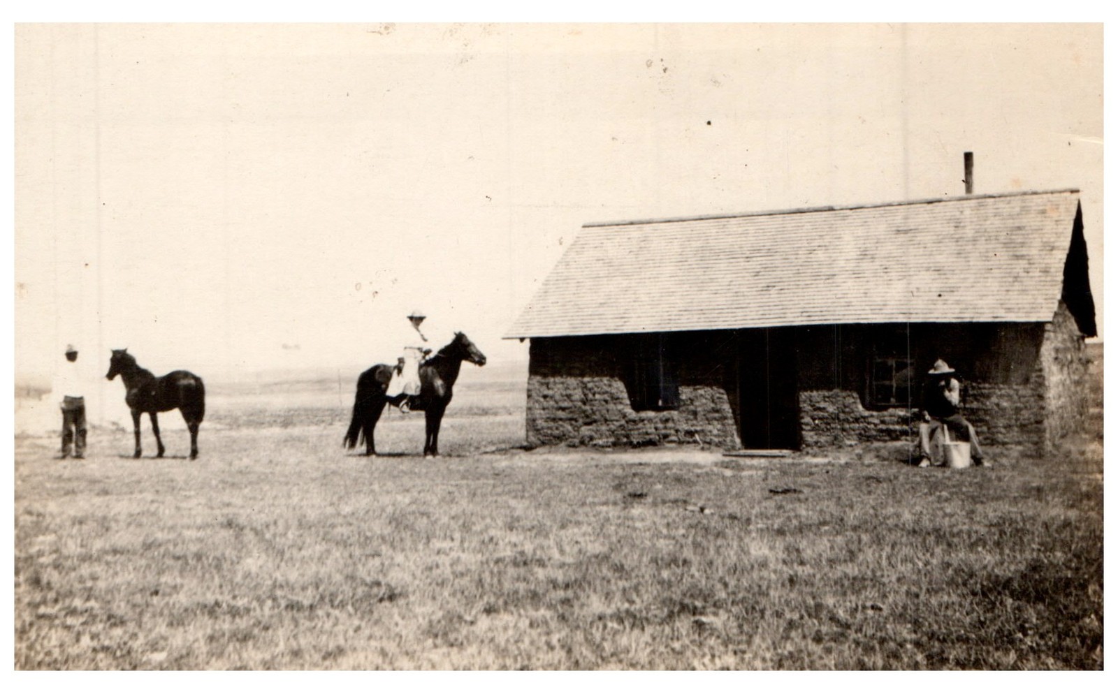 1910 Real Photo RPPC Horseback Vintage Postcard 1910 Real Photo RPPC Horseback Vintage Postcard