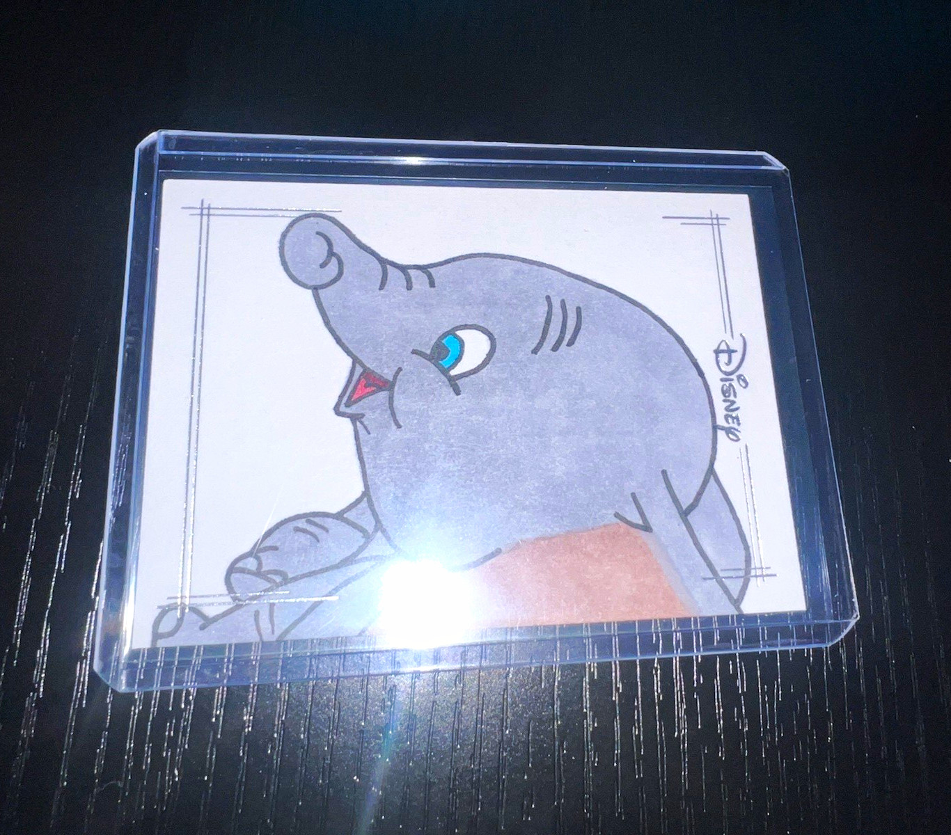 Topps Chrome 2026 Disney Dumbo 1/1 Sketch Signed By Brandon Klein Topps Chrome 2026 Disney Dumbo 1/1 Sketch Signed By Brandon Klein