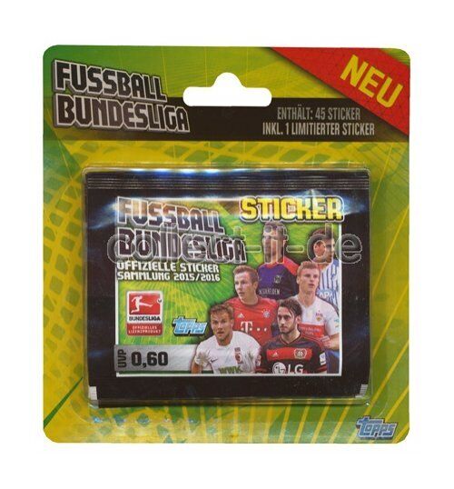 Topps Bundesliga 2015/16 - collectible sticker - blister pack