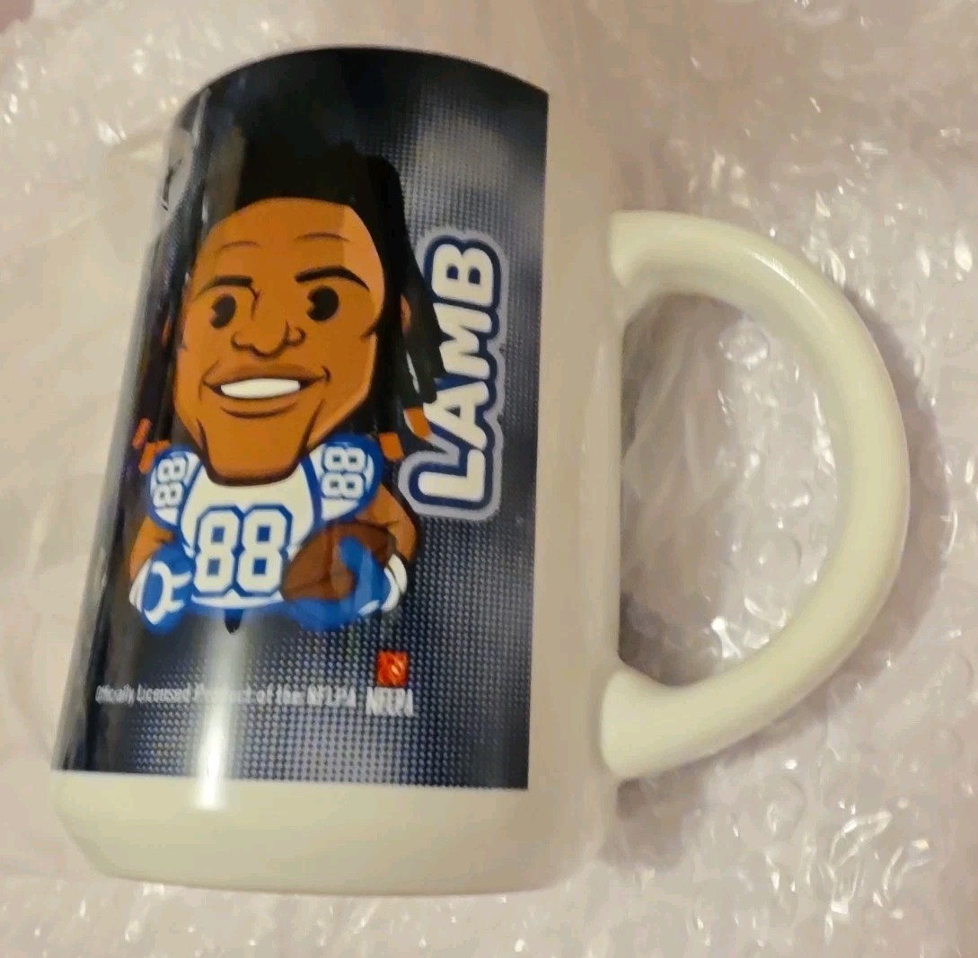 CeeDee Lamb Coffee Mug (15oz Sublimated Mug) Dallas Cowboys [New]