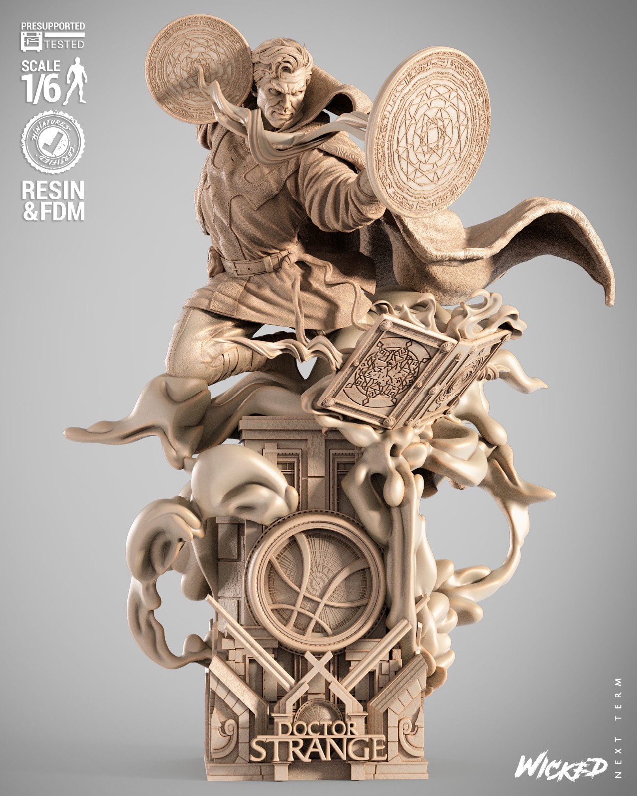 Dr. Strange Resin Sculpture Statue Model Kit  Marvel Unpainted/Unassembled