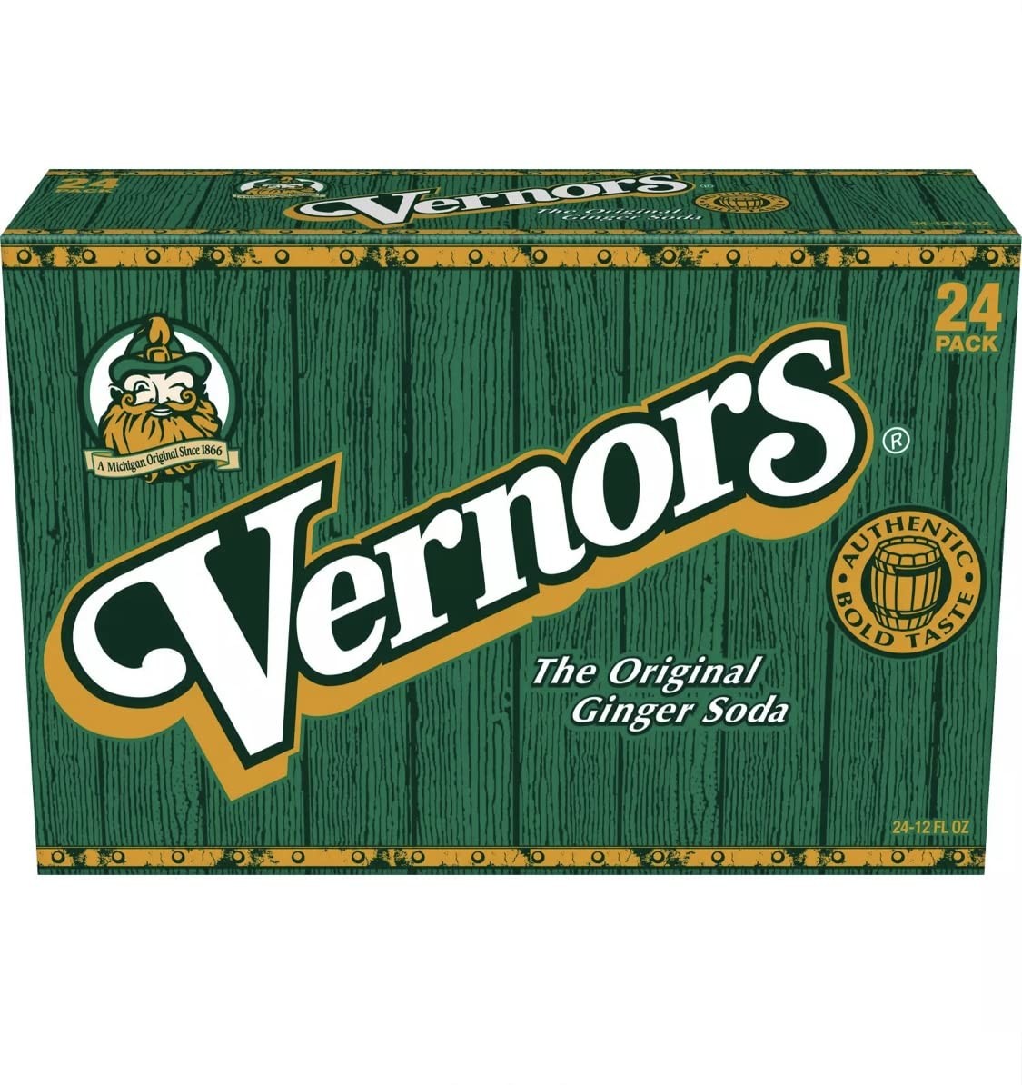 Vernors Ginger Ale, 12 oz (24 Cans) Vernors Ginger Ale, 12 oz (24 Cans)