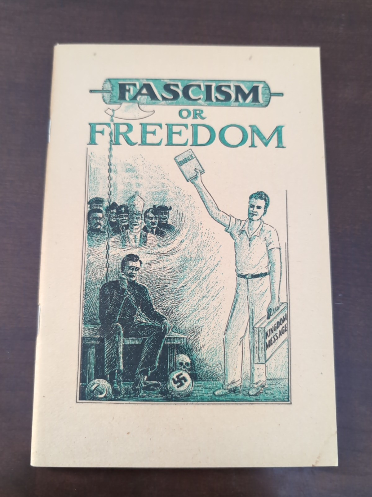 Fascism Or Freedom 1939 Watchtower Rutherford JW Jehovah's Witnesses Rare Fascism Or Freedom 1939 Watchtower Rutherford JW Jehovah's Witnesses Rare