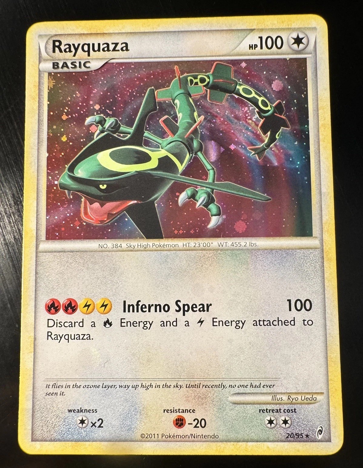 Pokemon TCG Rayquaza 20/95 Call of Legends Holo English NM- Pokemon TCG Rayquaza 20/95 Call of Legends Holo English NM-