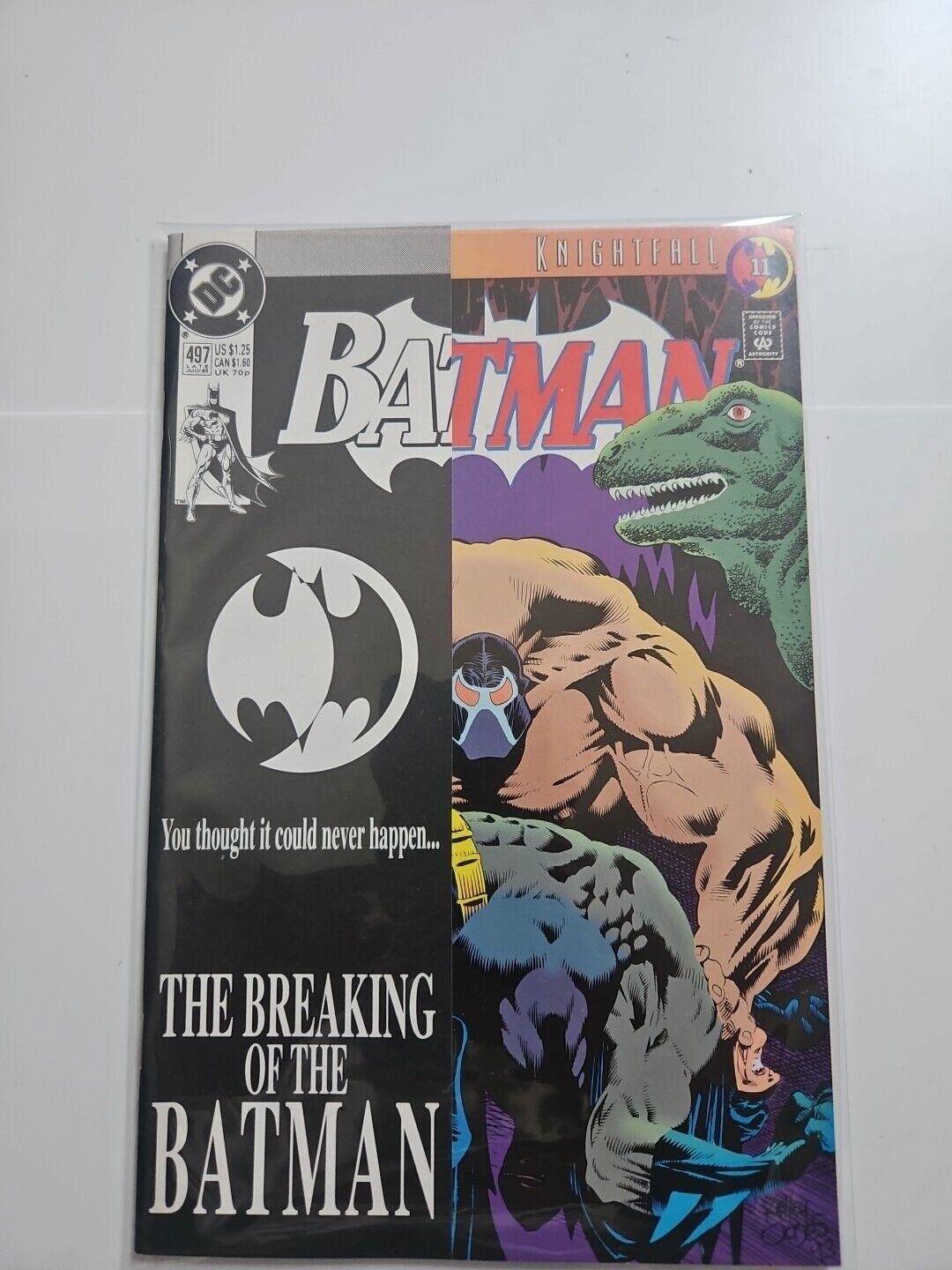 Batman #497 Key Issue The Breaking Of The Batman DC Comics 1993 MINT