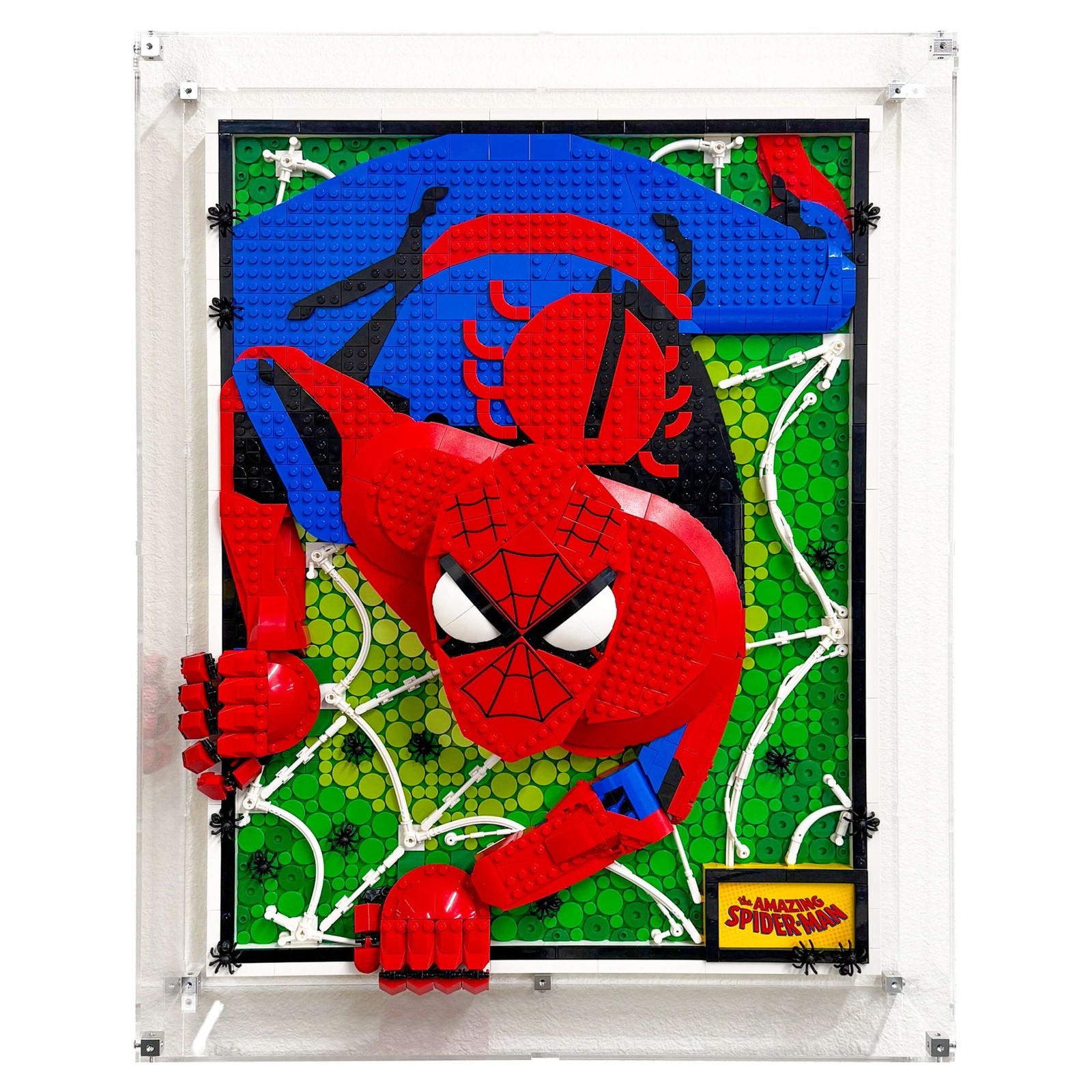 Wall Mounted Display Case for LEGO® 31209 Art The Amazing Spider-Man